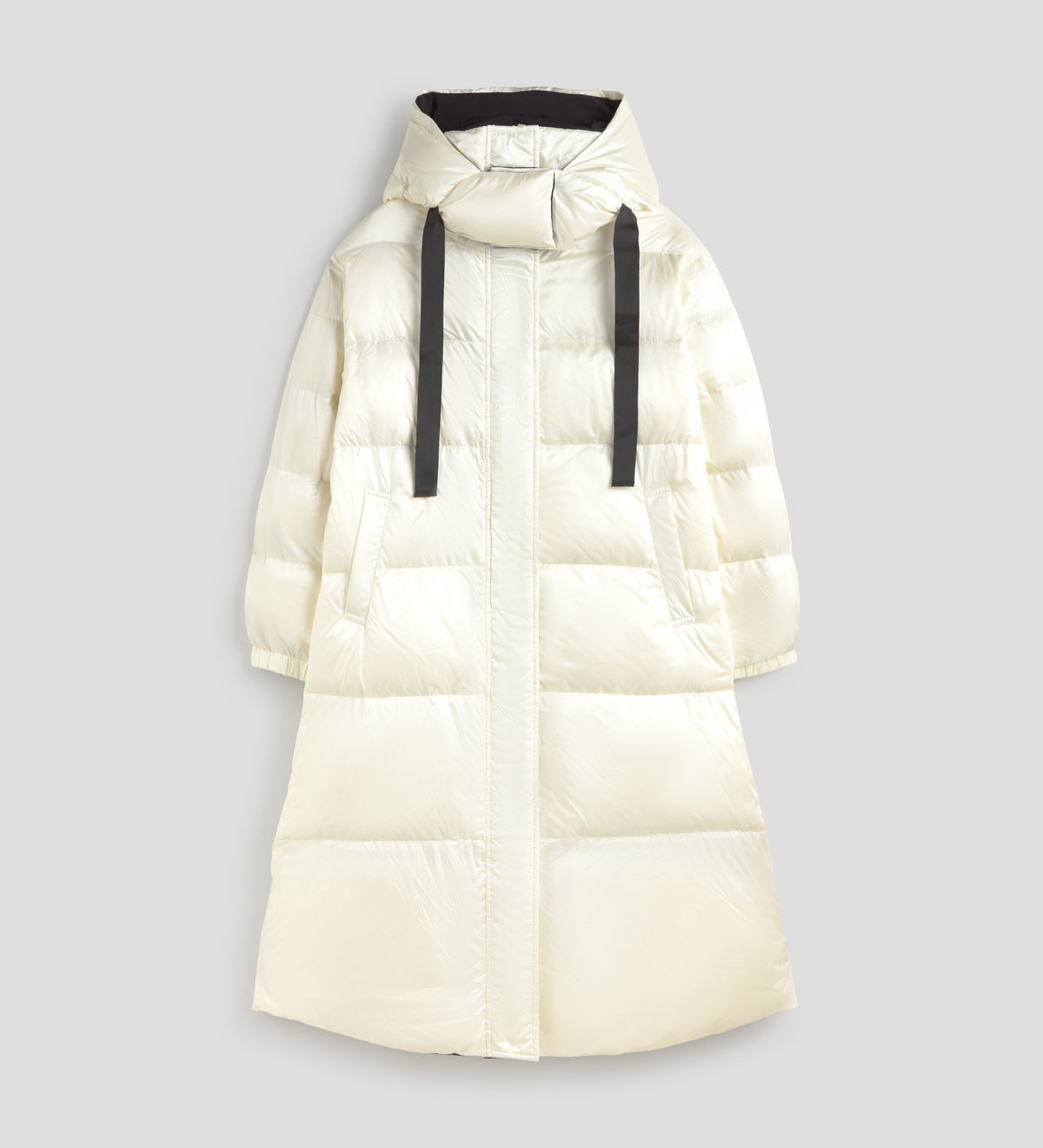 Parka larga reversible