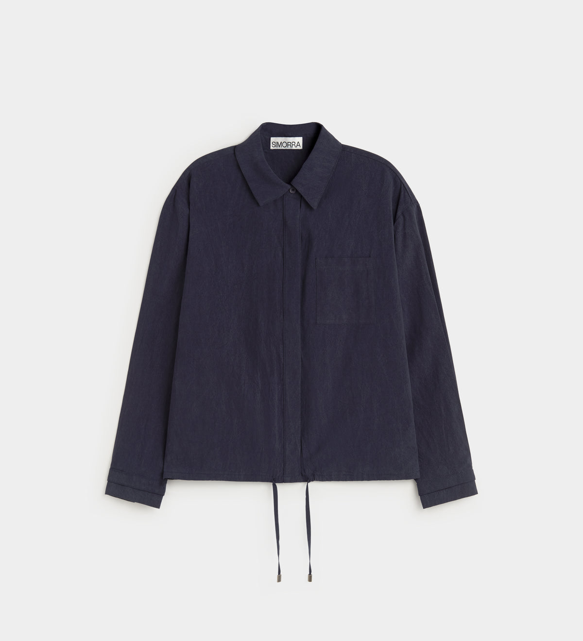 Camisa crop fluida