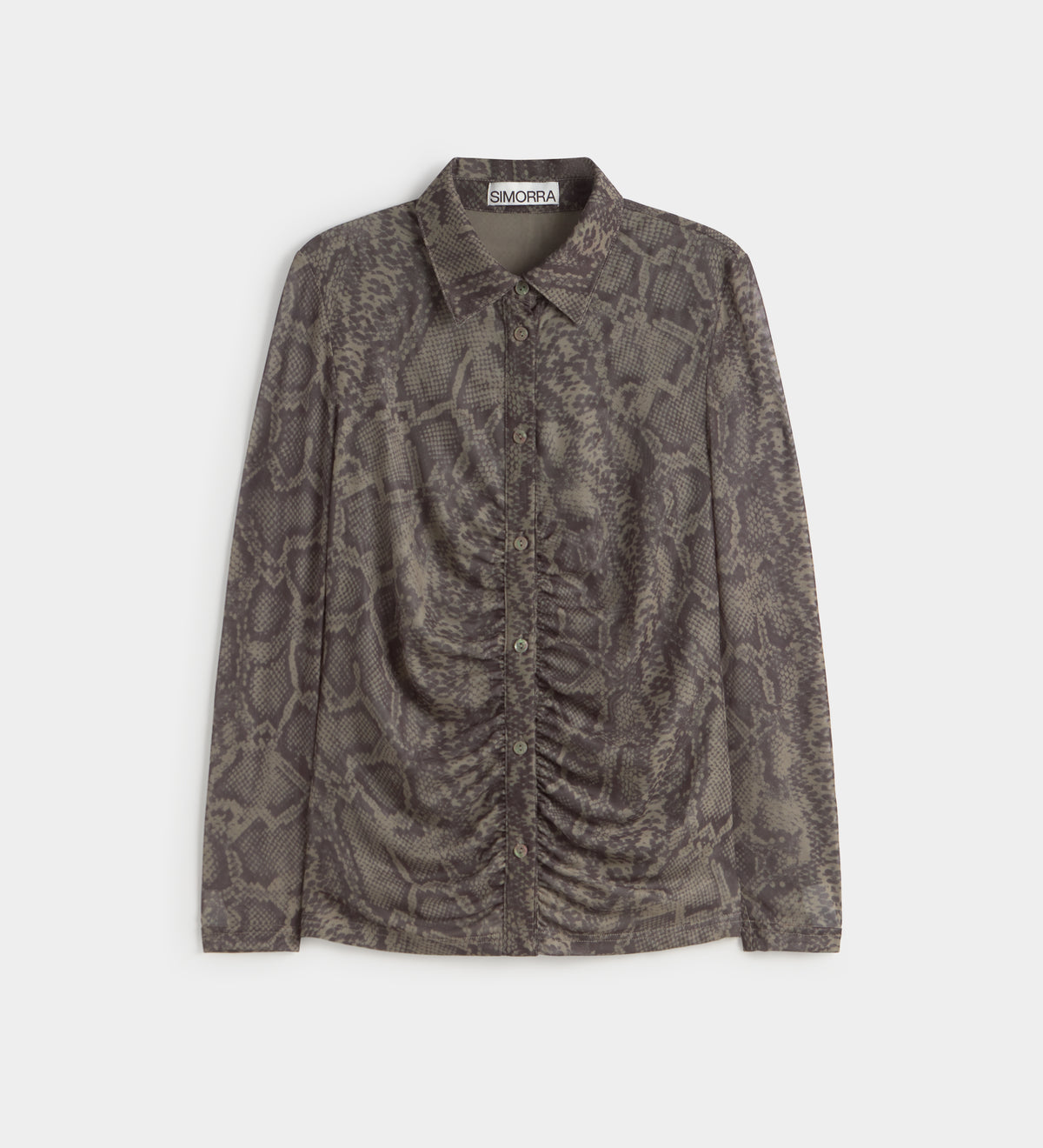 Camisa tul estampada