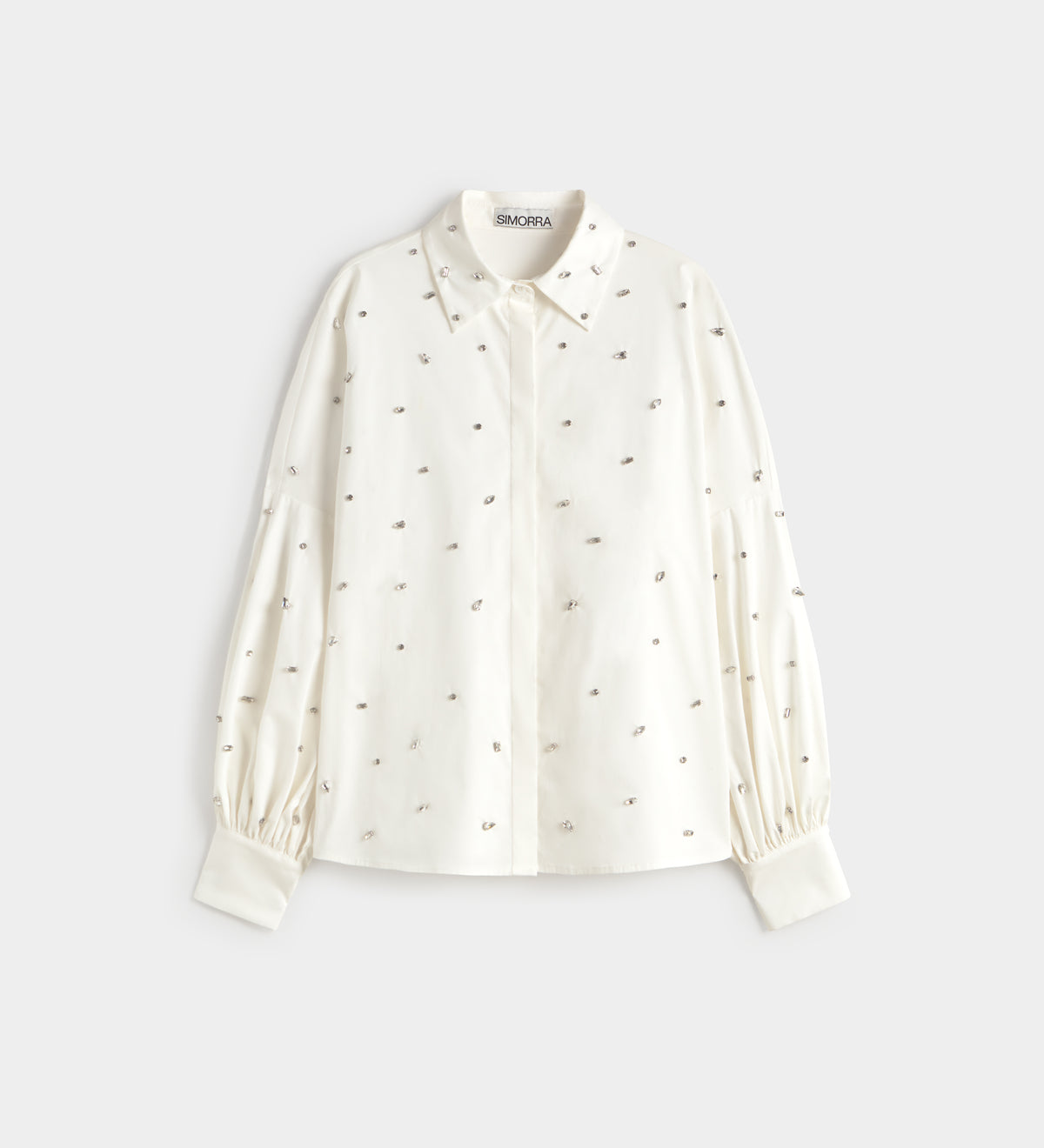 Blouse manches longues à strass