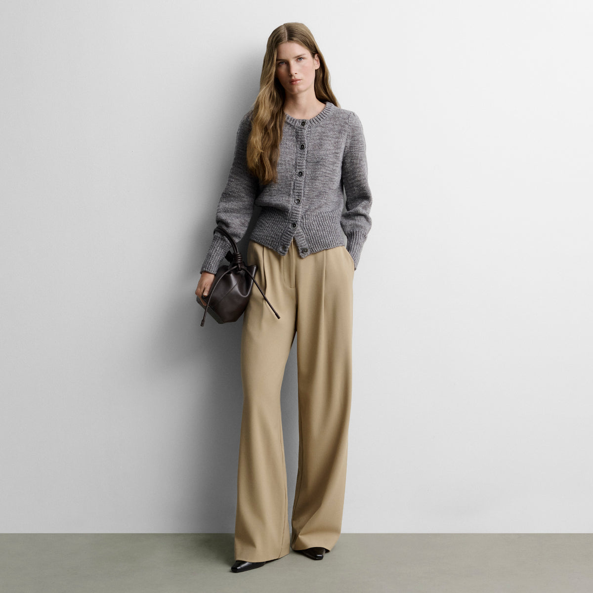 Pantalón pinzas ancho