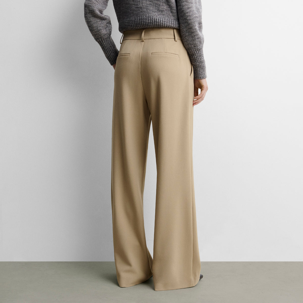 Pantalón pinzas ancho