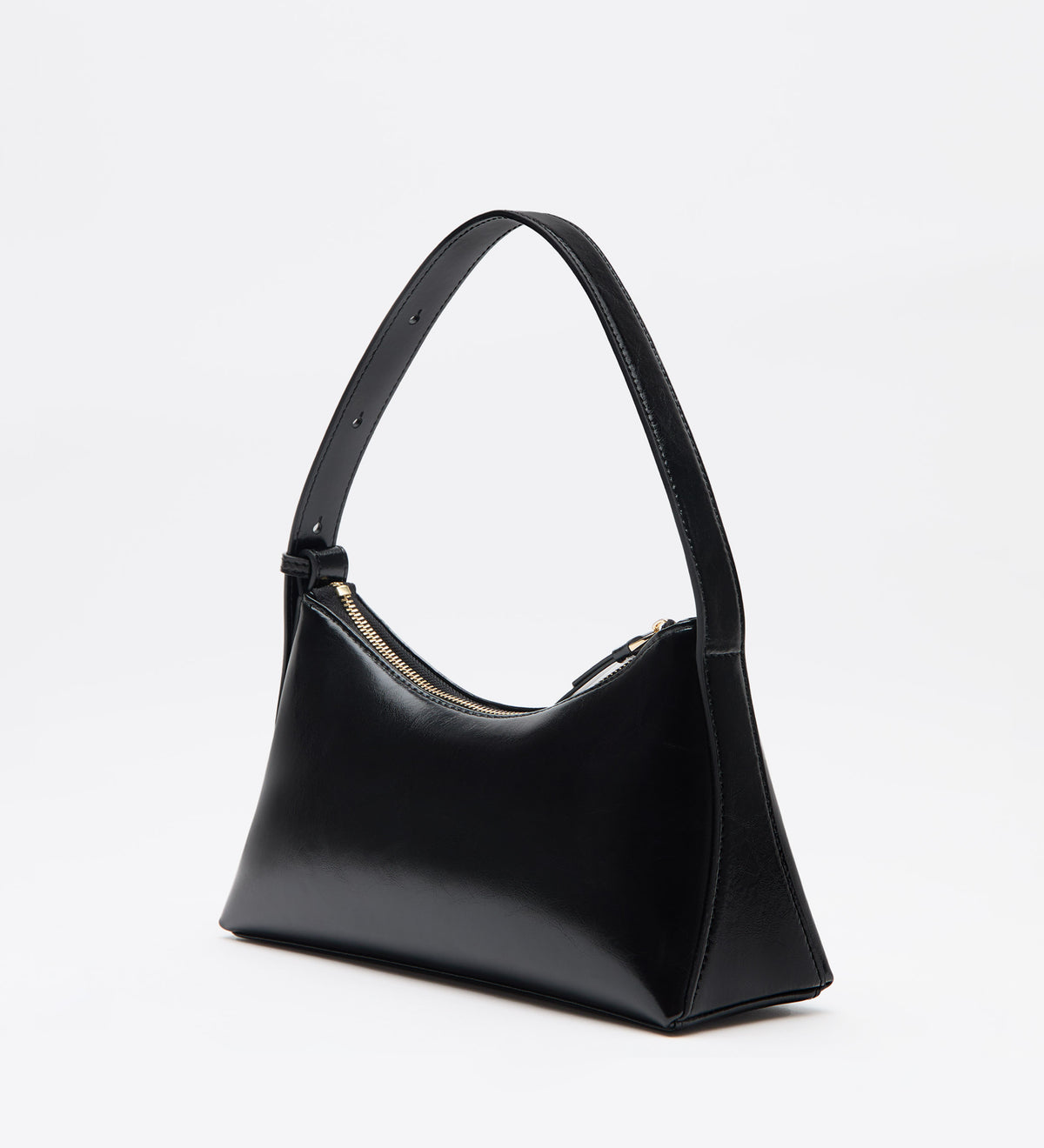 Bolso piel estilo baguette