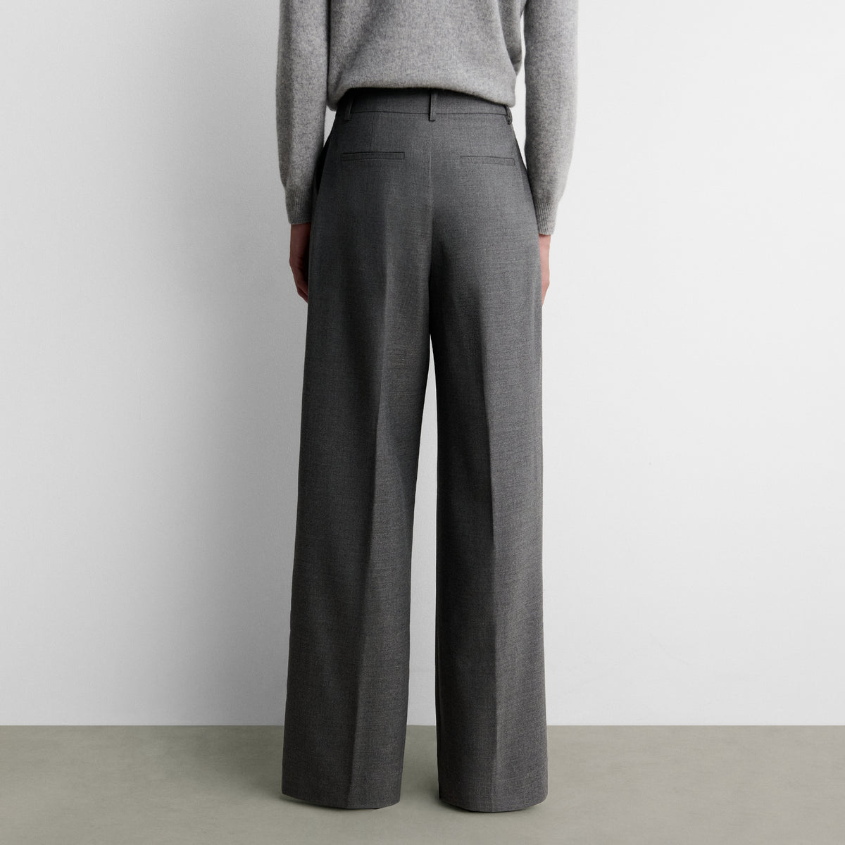 Pantalón pinzas ancho