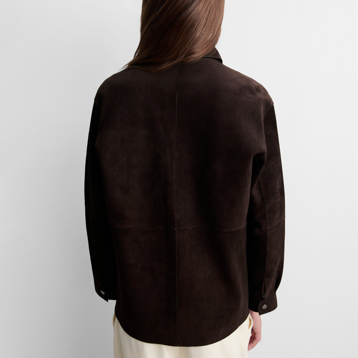 Sobrecamisa napa reversible
