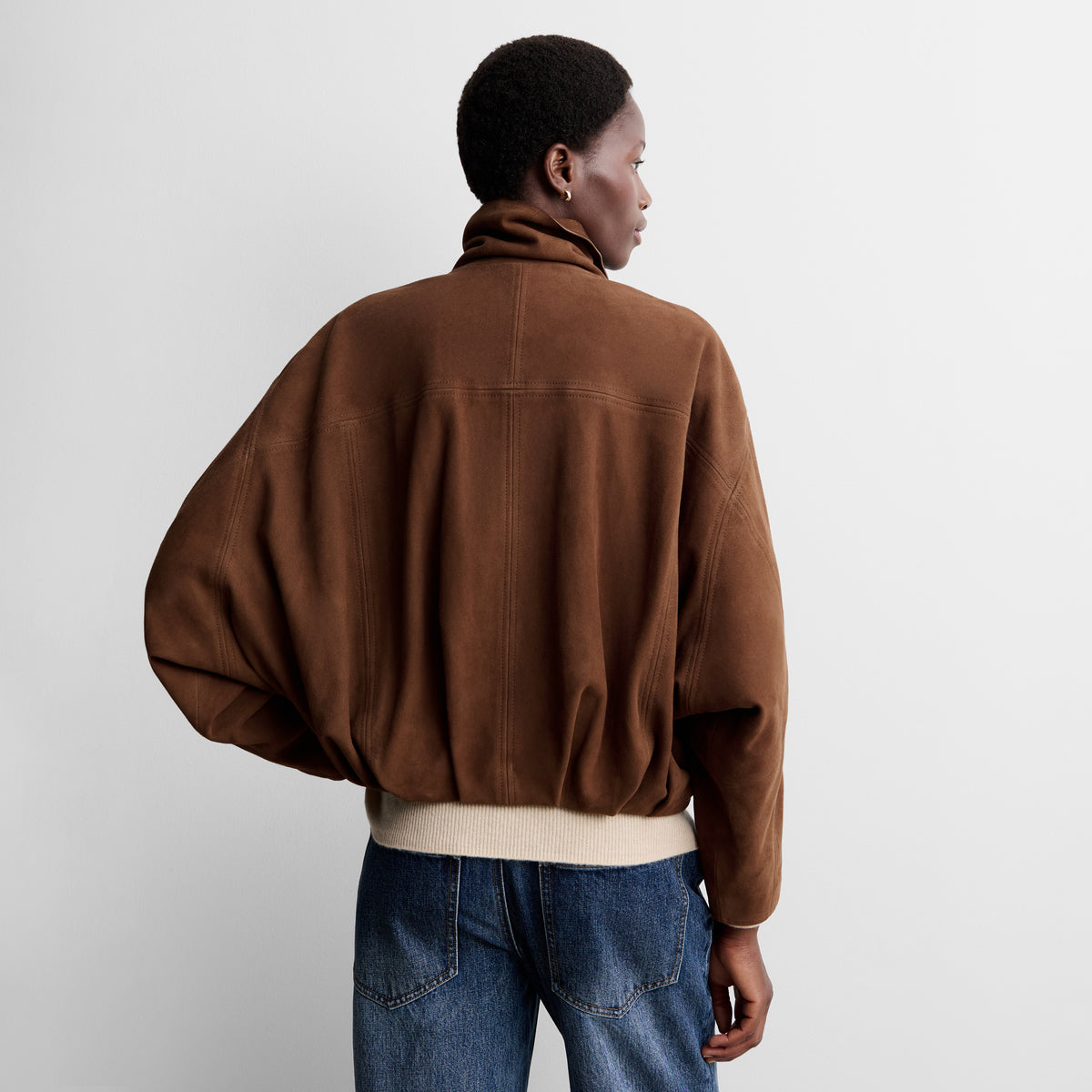 Chaqueta bomber ante
