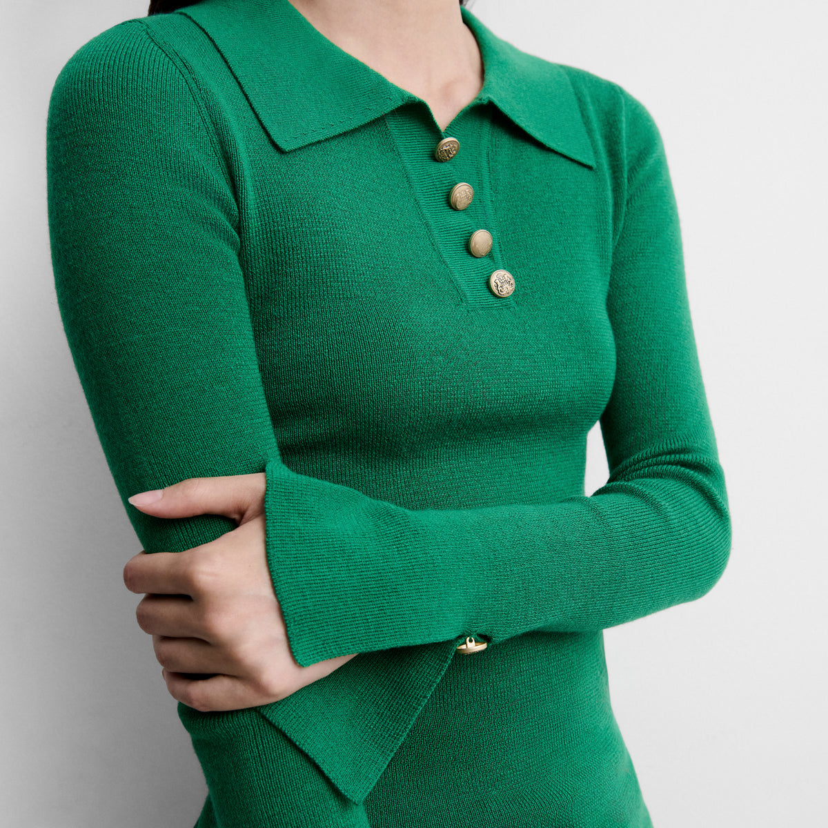 Polo-neck sweater