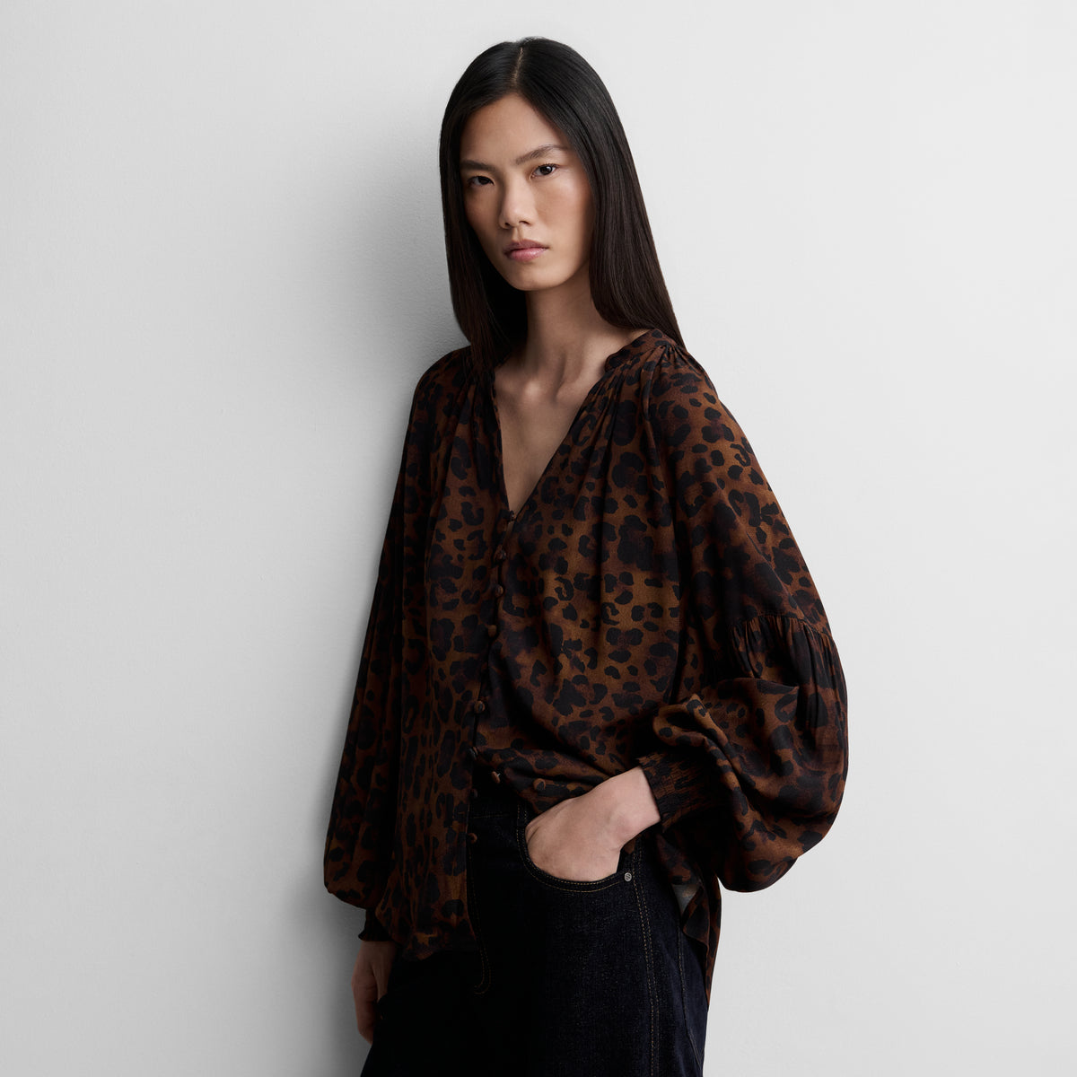 Blouse imprimé animal