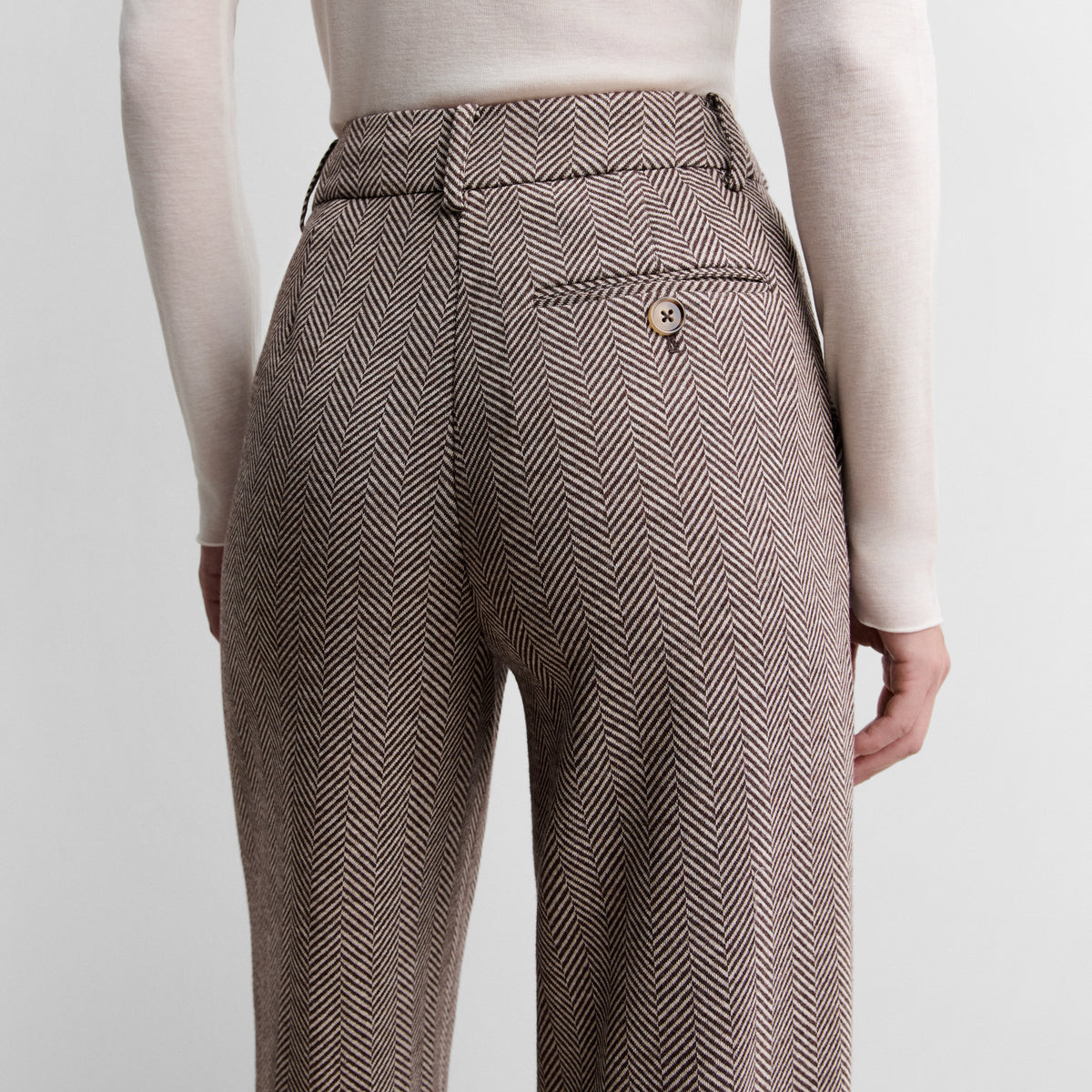 Pantalón ancho espiga