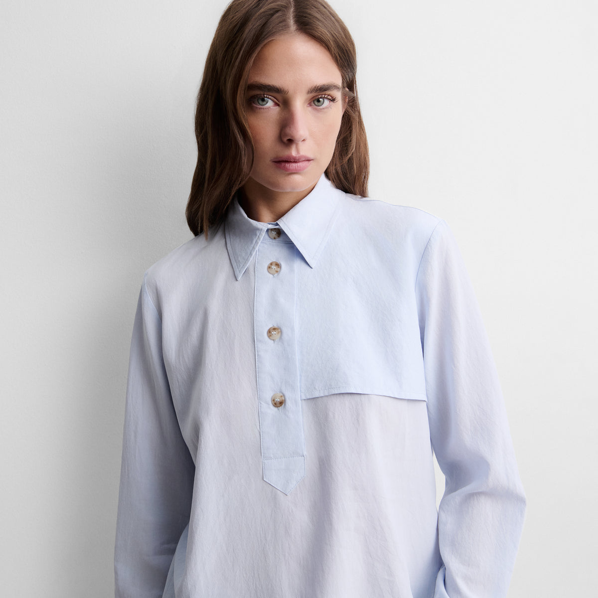 Blusa fluida botones