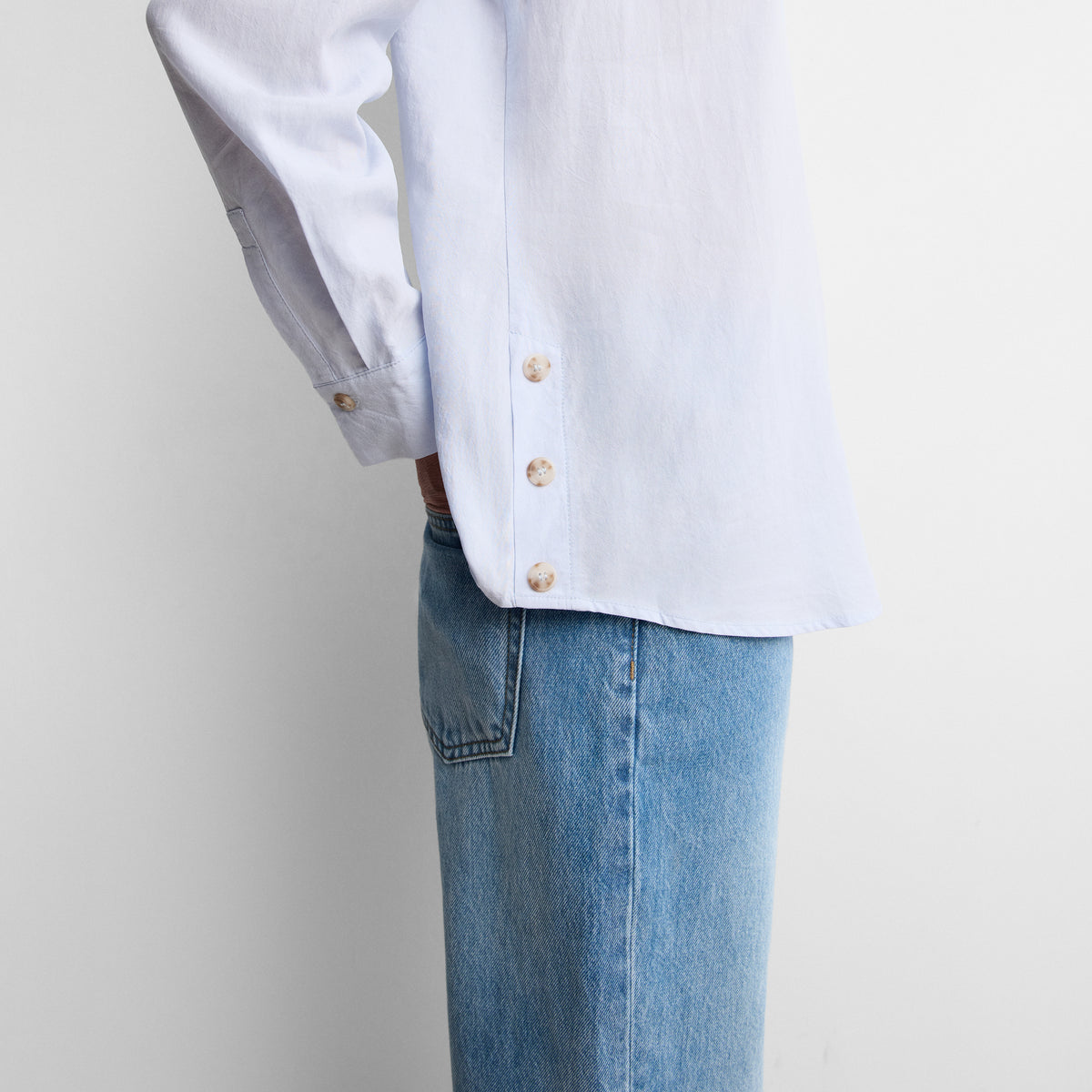 Blusa fluida botones