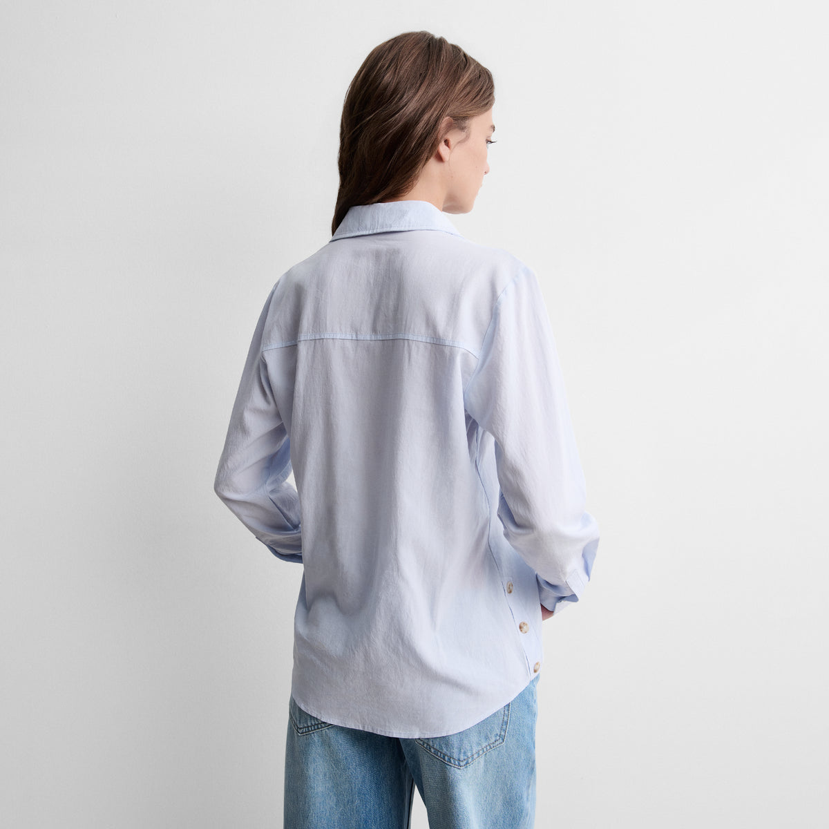Blusa fluida botones