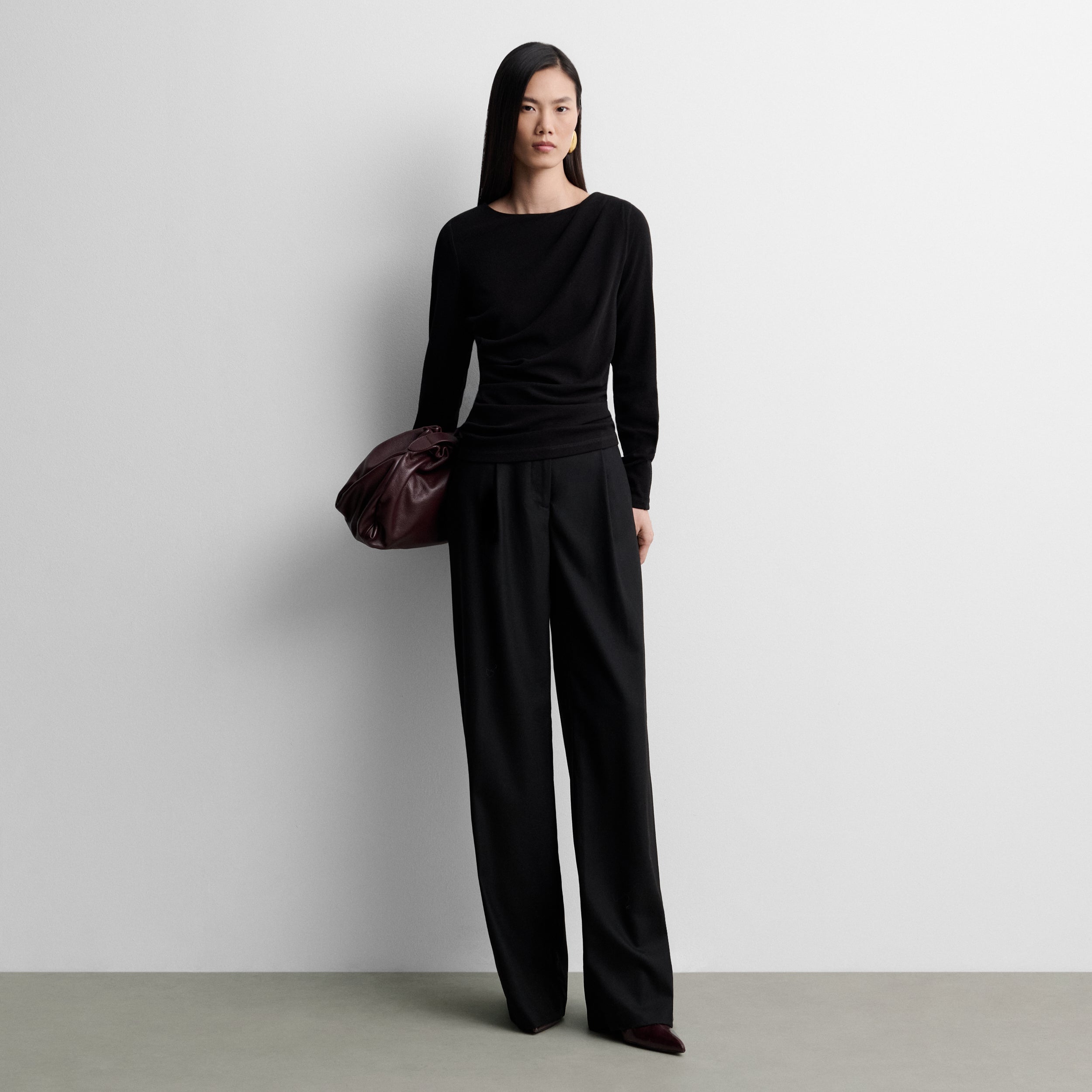 Draped t-shirt