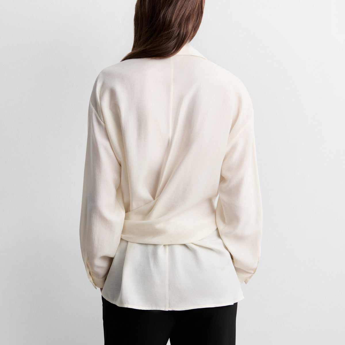 Blusa fluida lazada