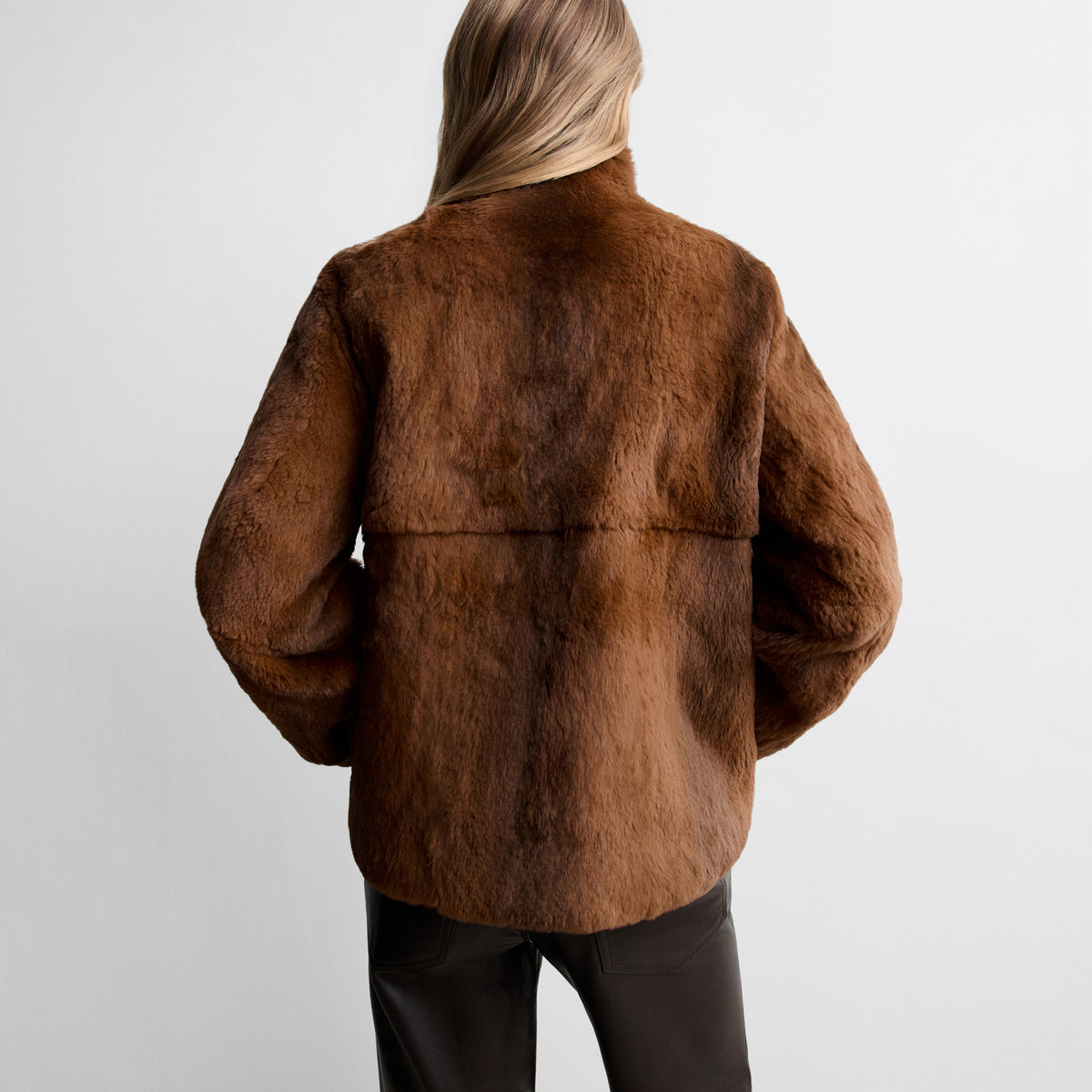 Veste effet fourrure