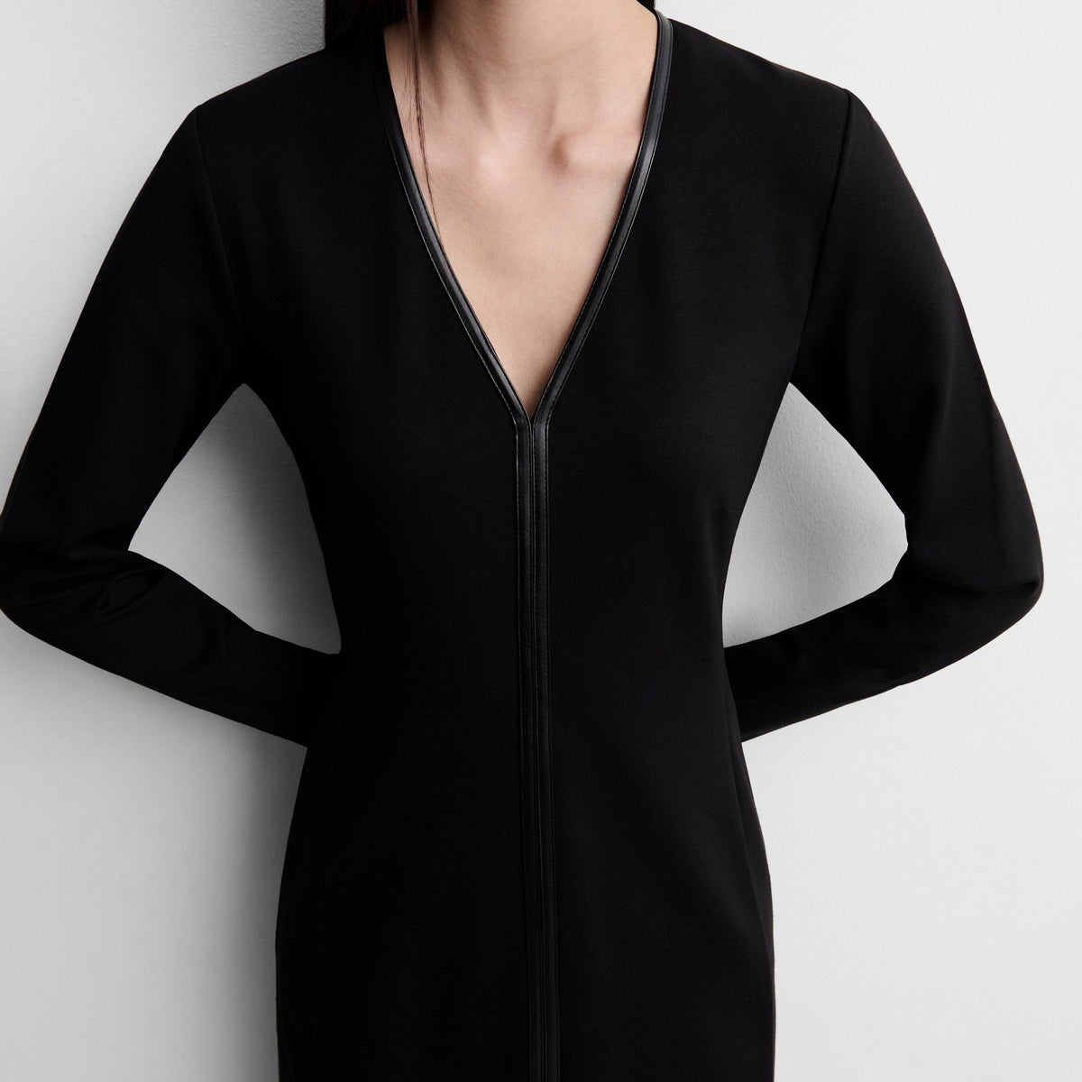 Vestido punto midi