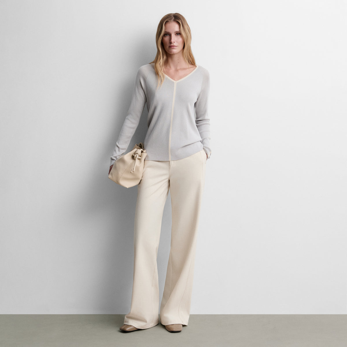 V-neck sweater
