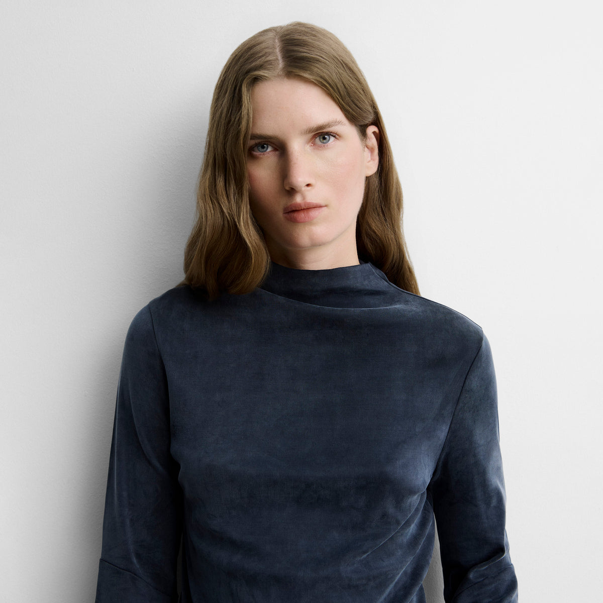 Top with flared sleeves