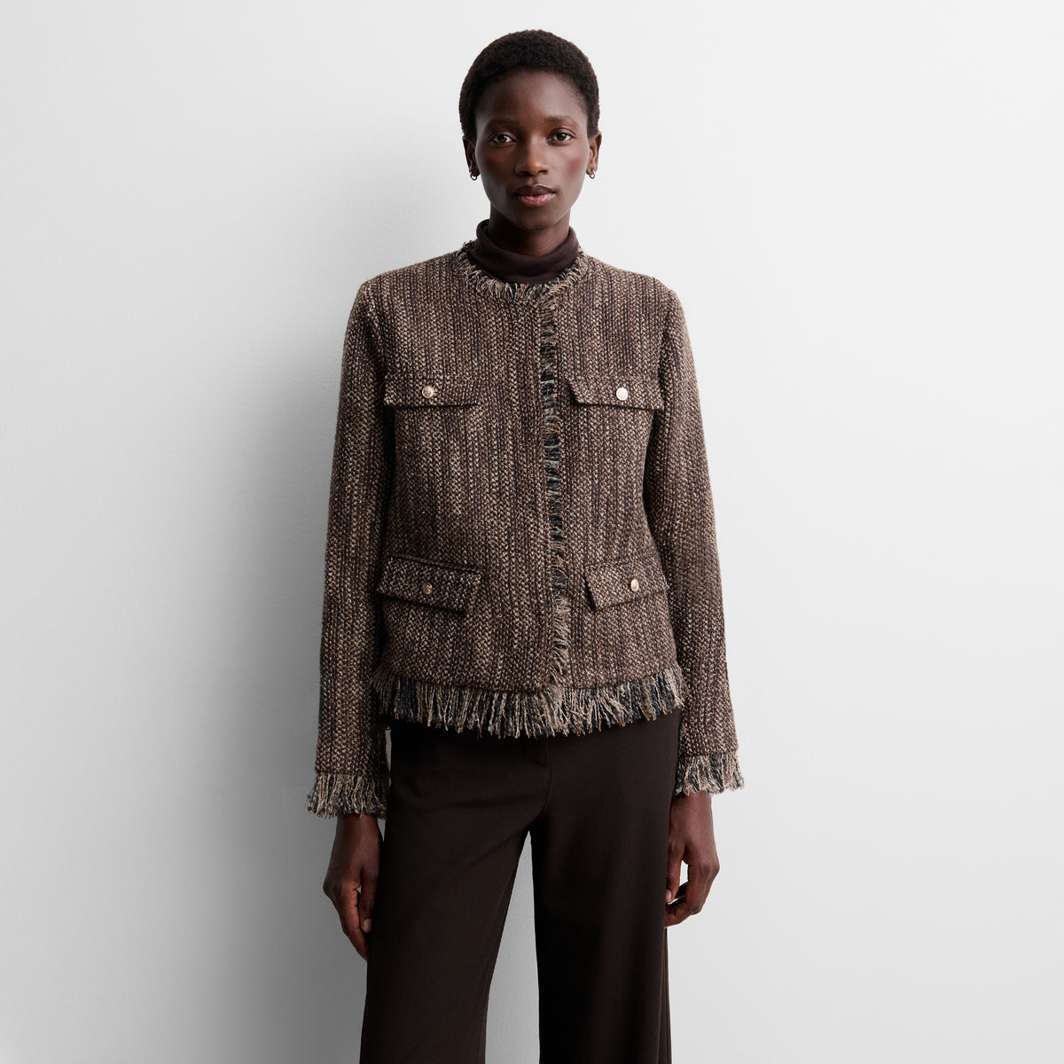 Chaqueta de tweed