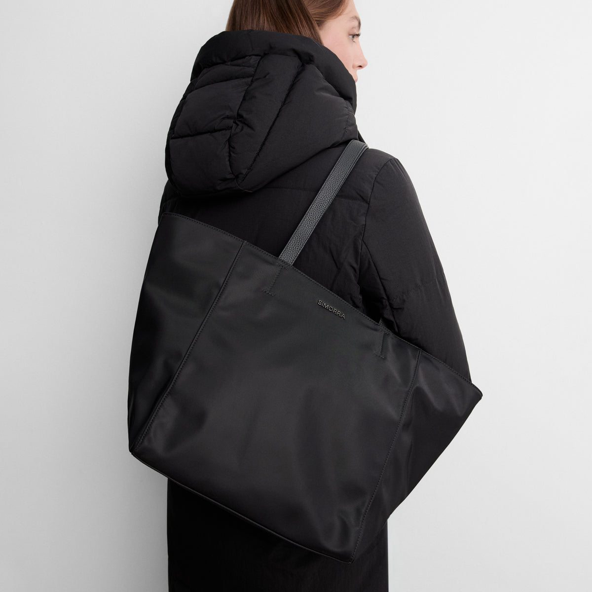 Technical fabric shopper bag