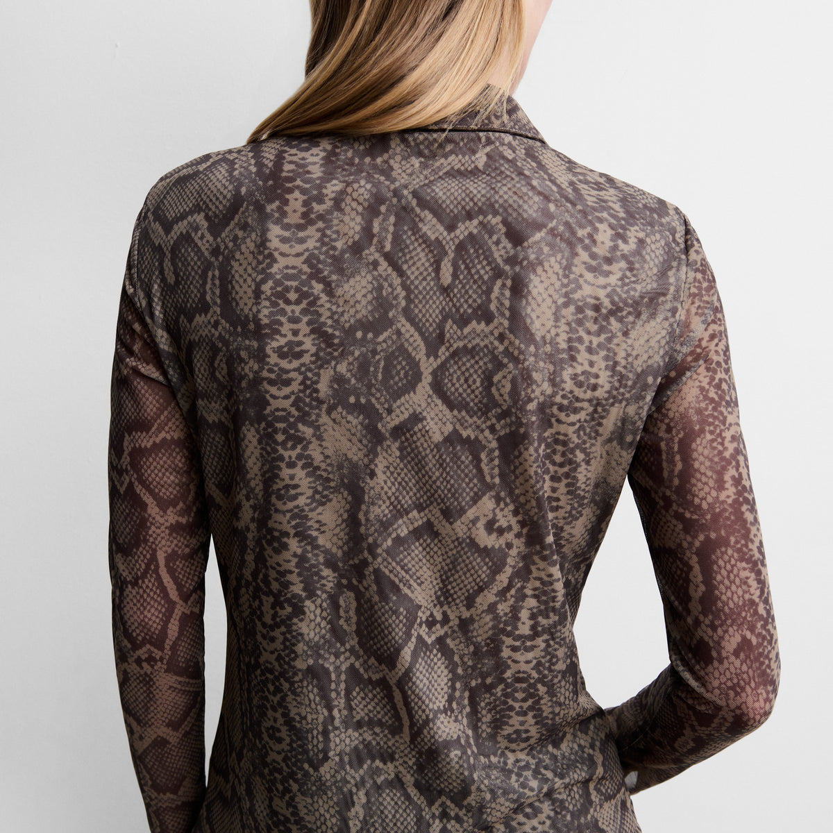 Camisa tul estampada