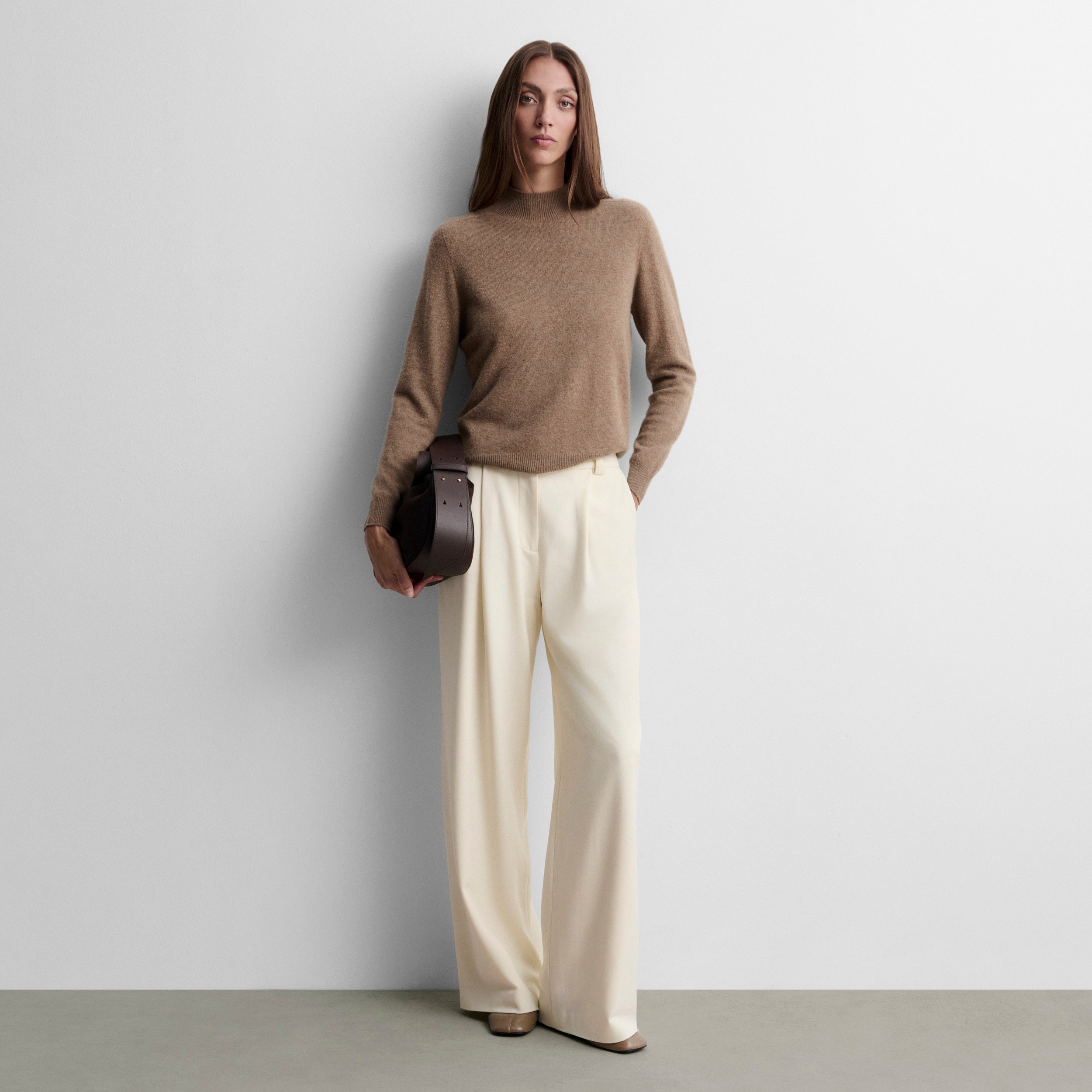Pantalón pinzas ancho