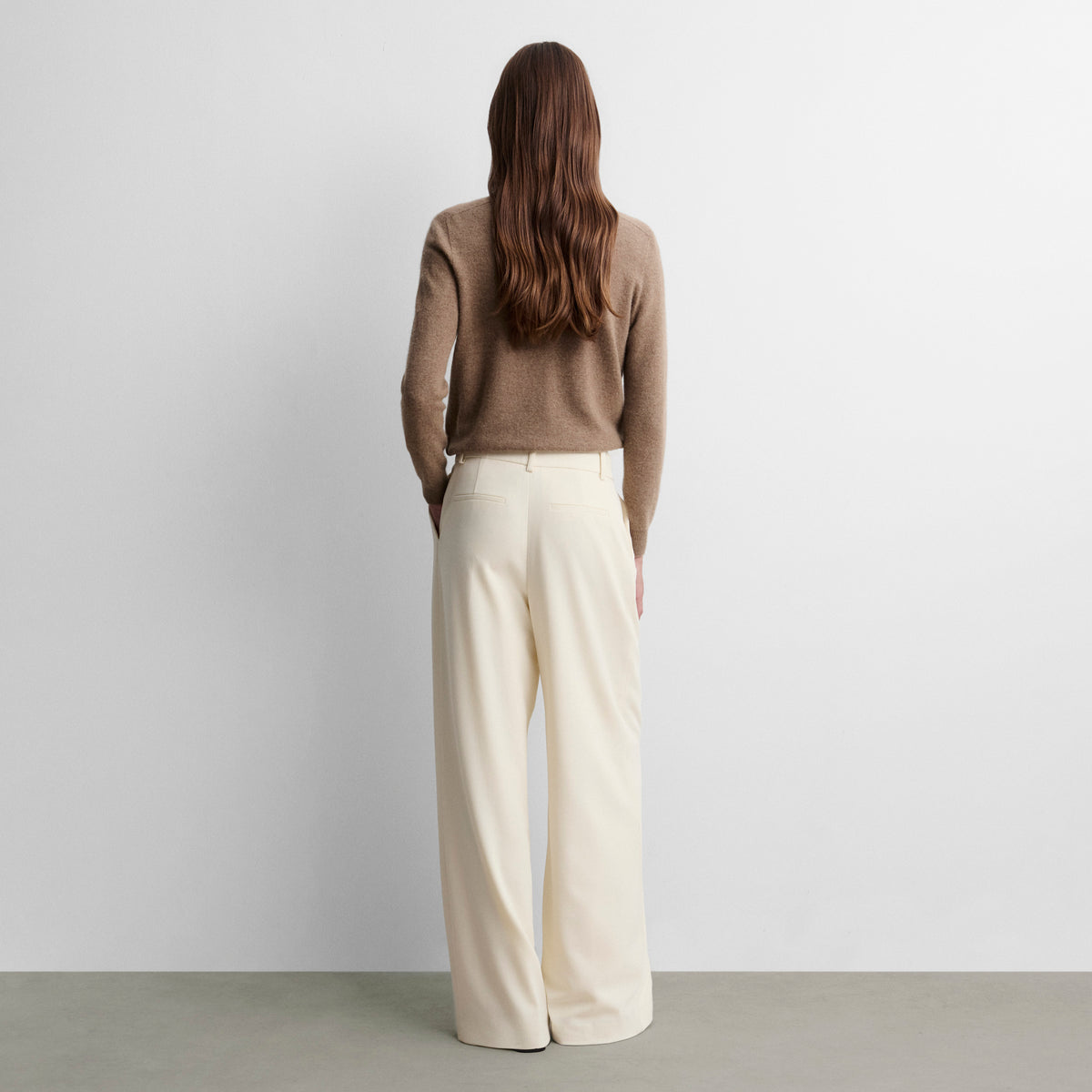 Pantalón pinzas ancho