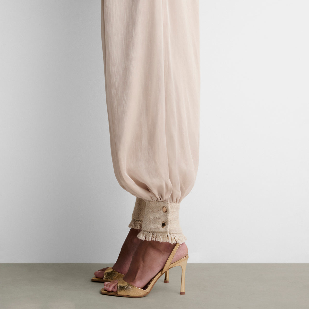 Pantalon bouffant à poignets