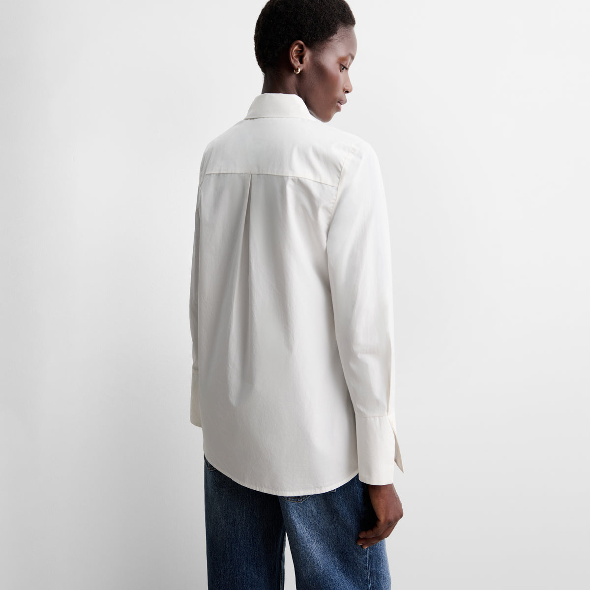 Camisa algodón bordada
