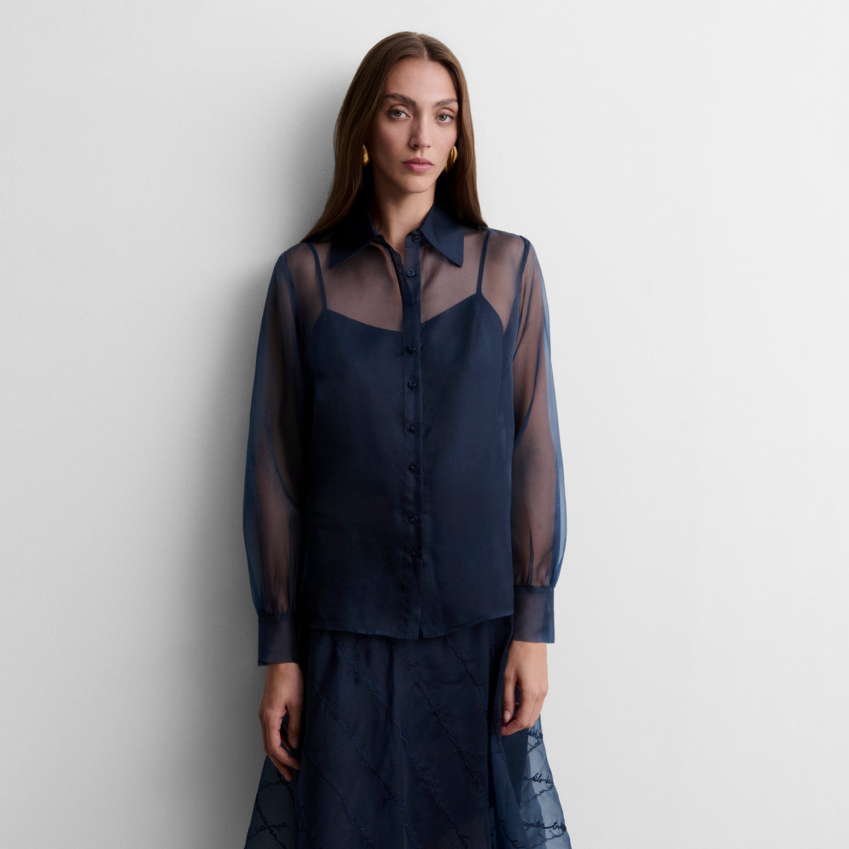 Chemise en organza