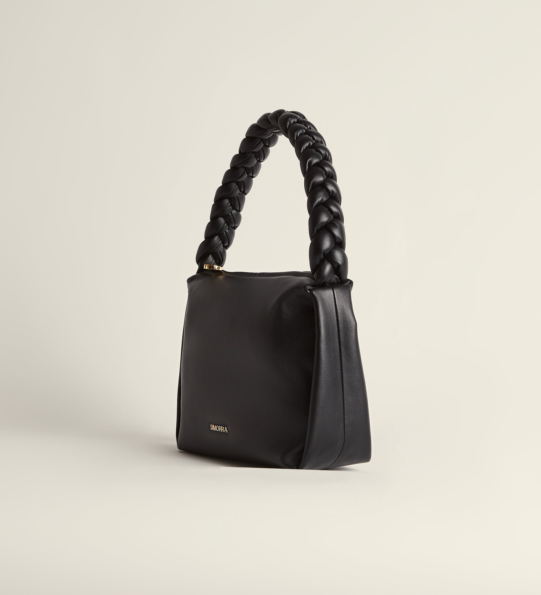 Bolso hombro asa trenzada