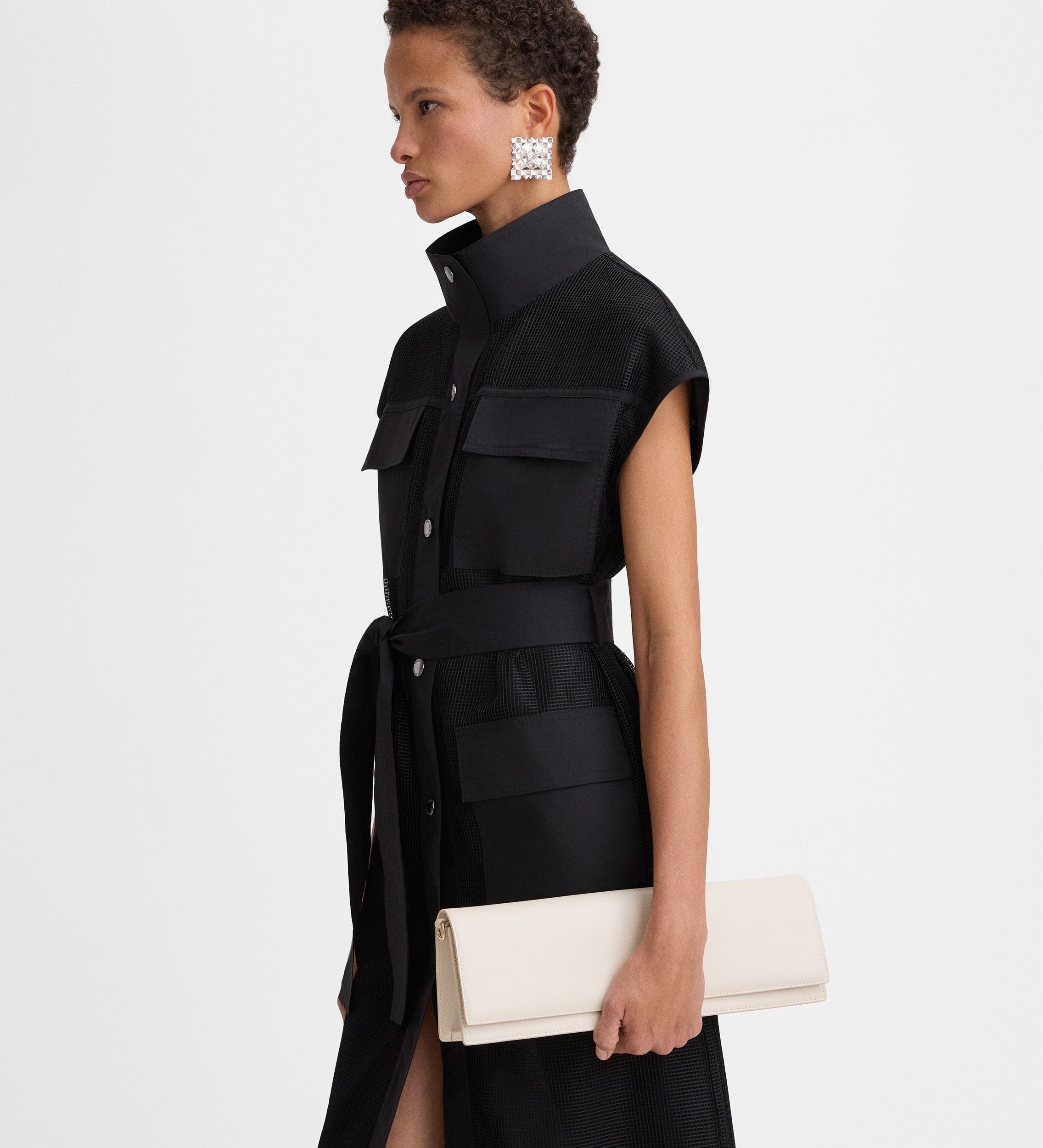 Bolso piel baguette