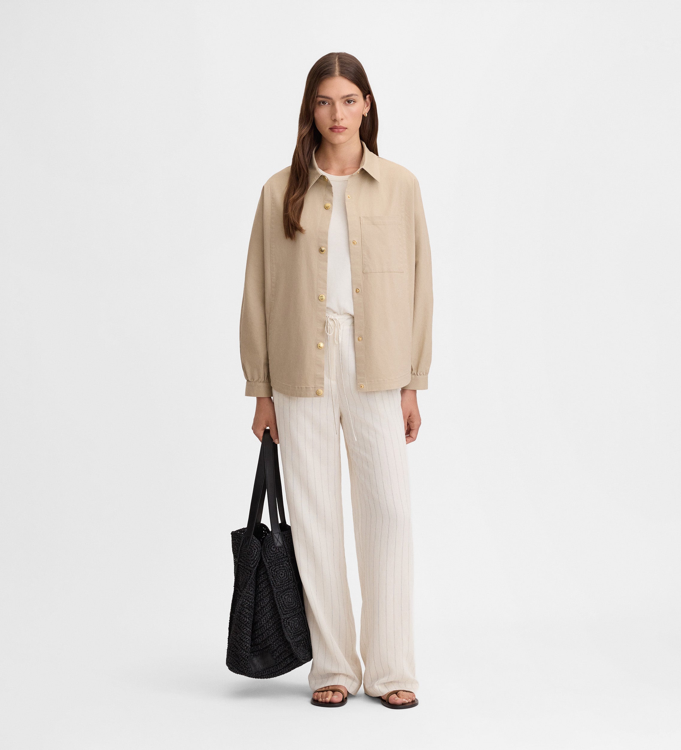 Overshirt with pockets