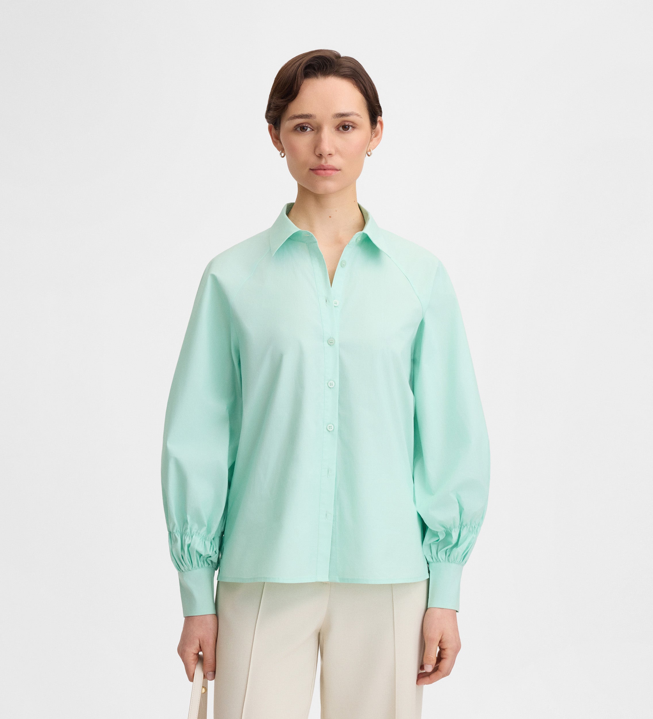 Blusa manga abullonada