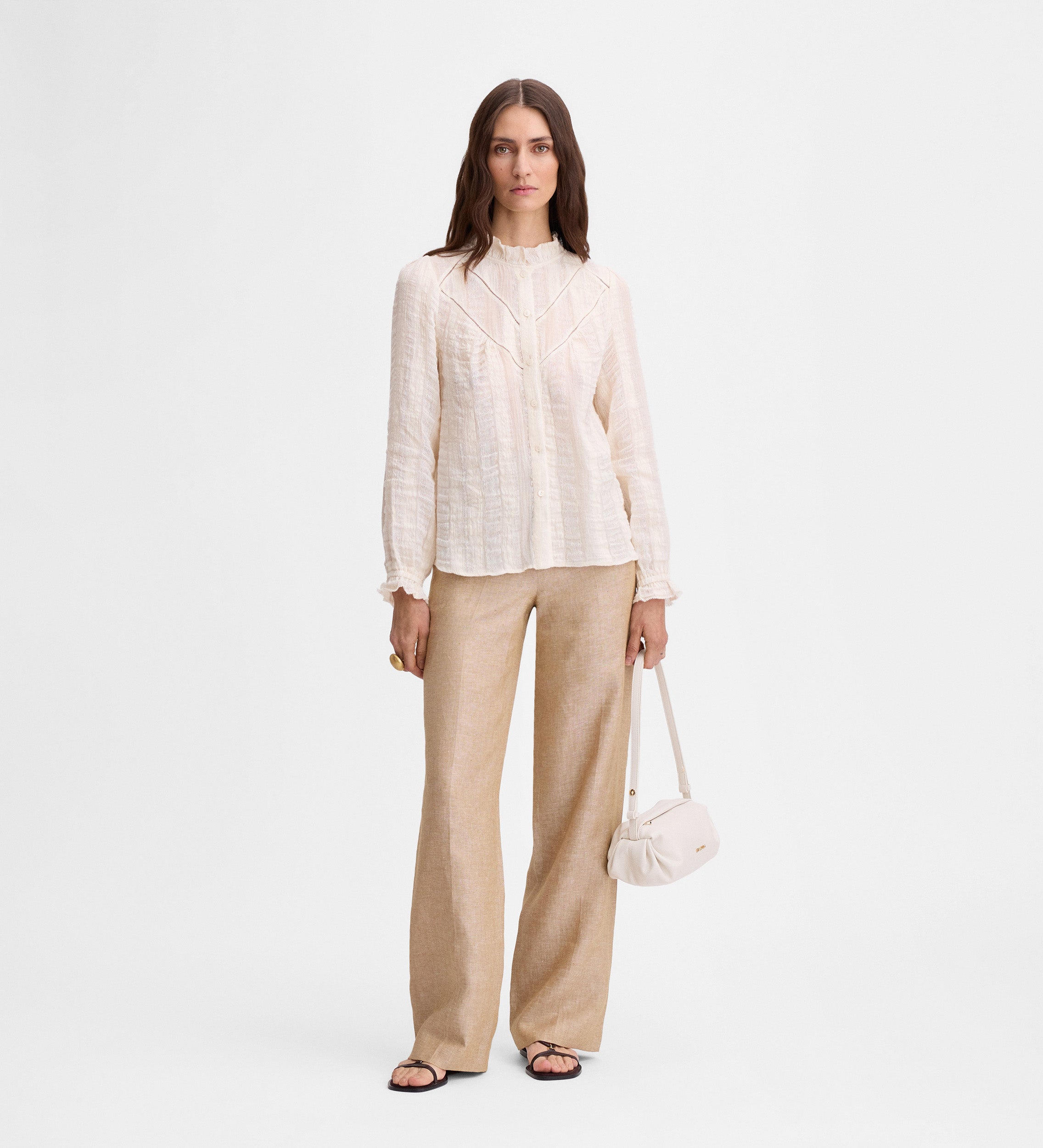 Blusa romántica textura