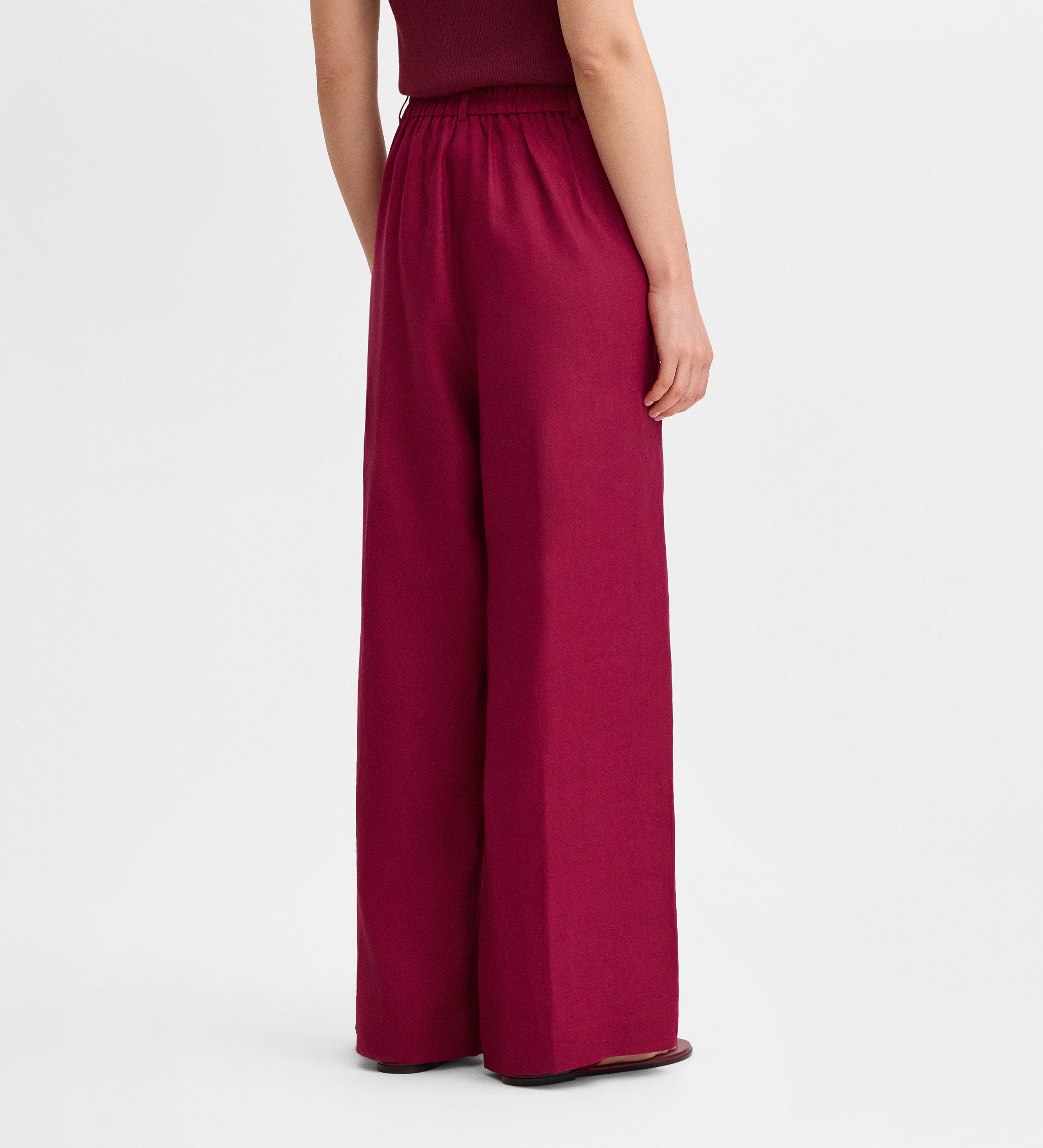 Pantalón lino pinzas