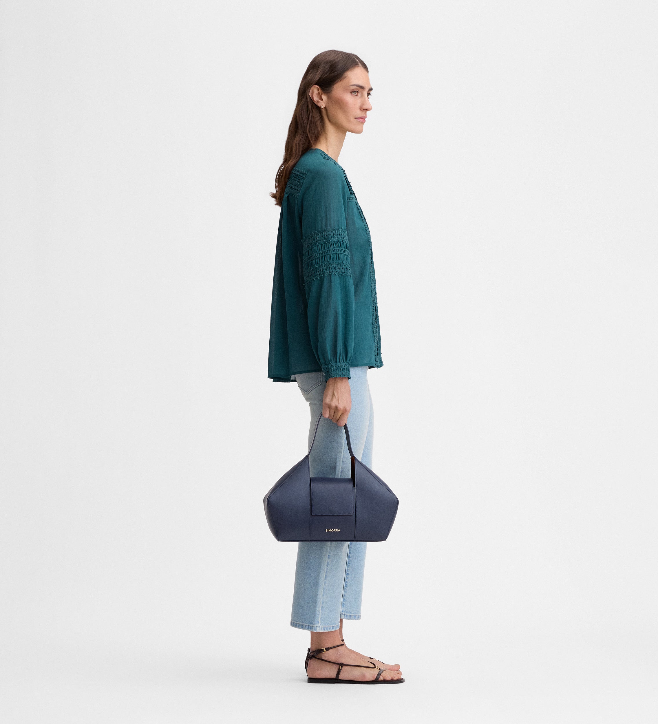 Blusa con pasamanerias