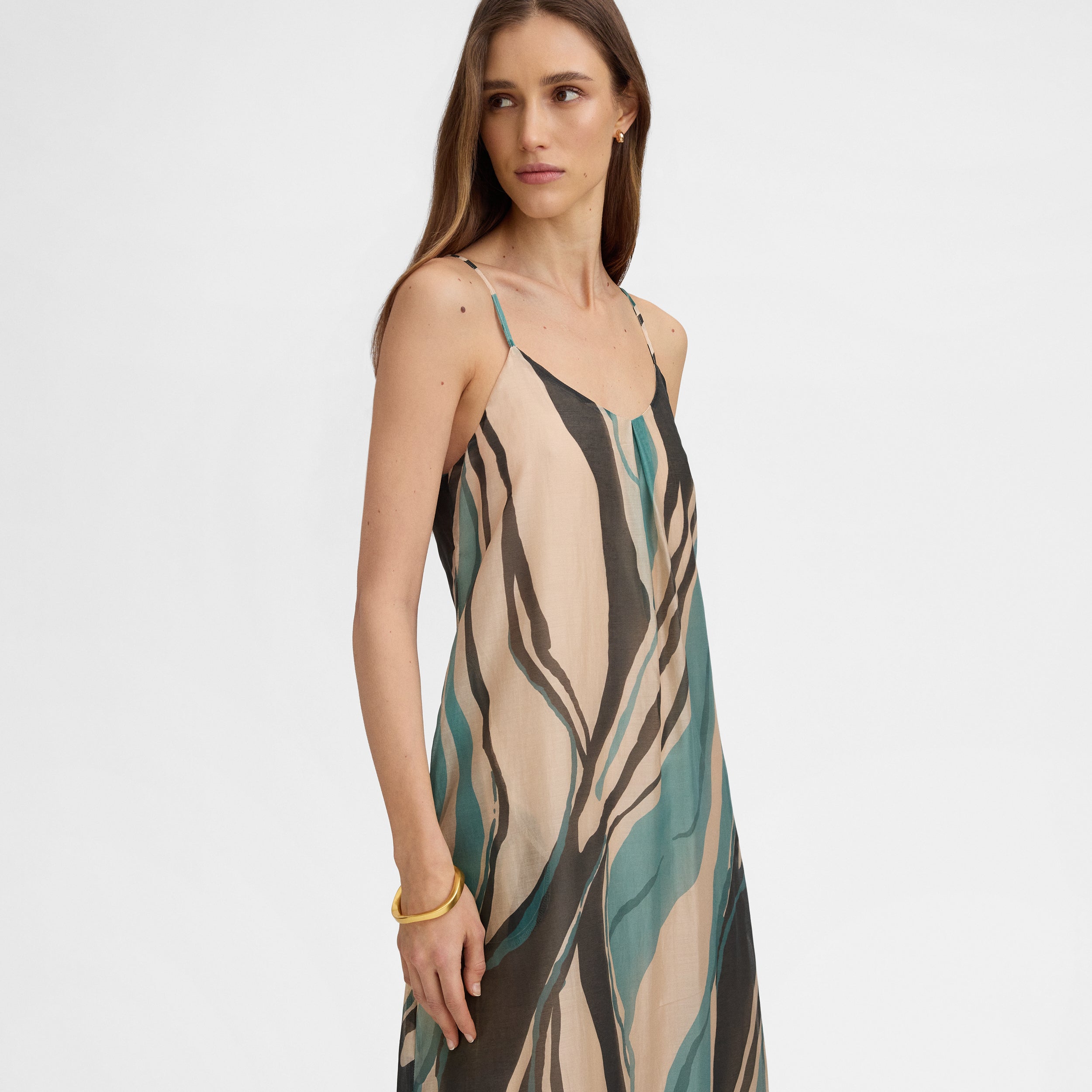 Robe à bretelles imprimée
