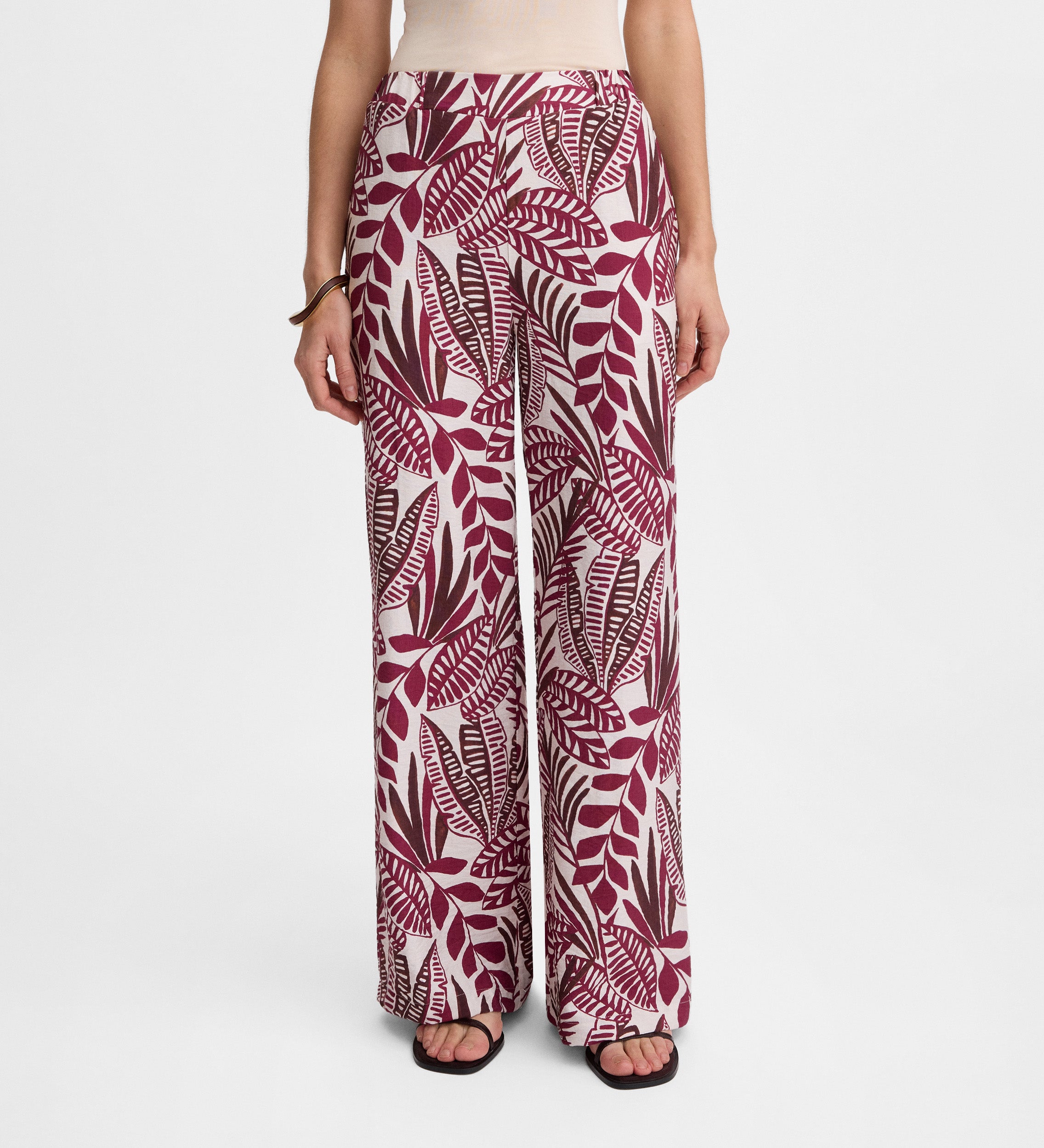 Pantalón fluido estampado