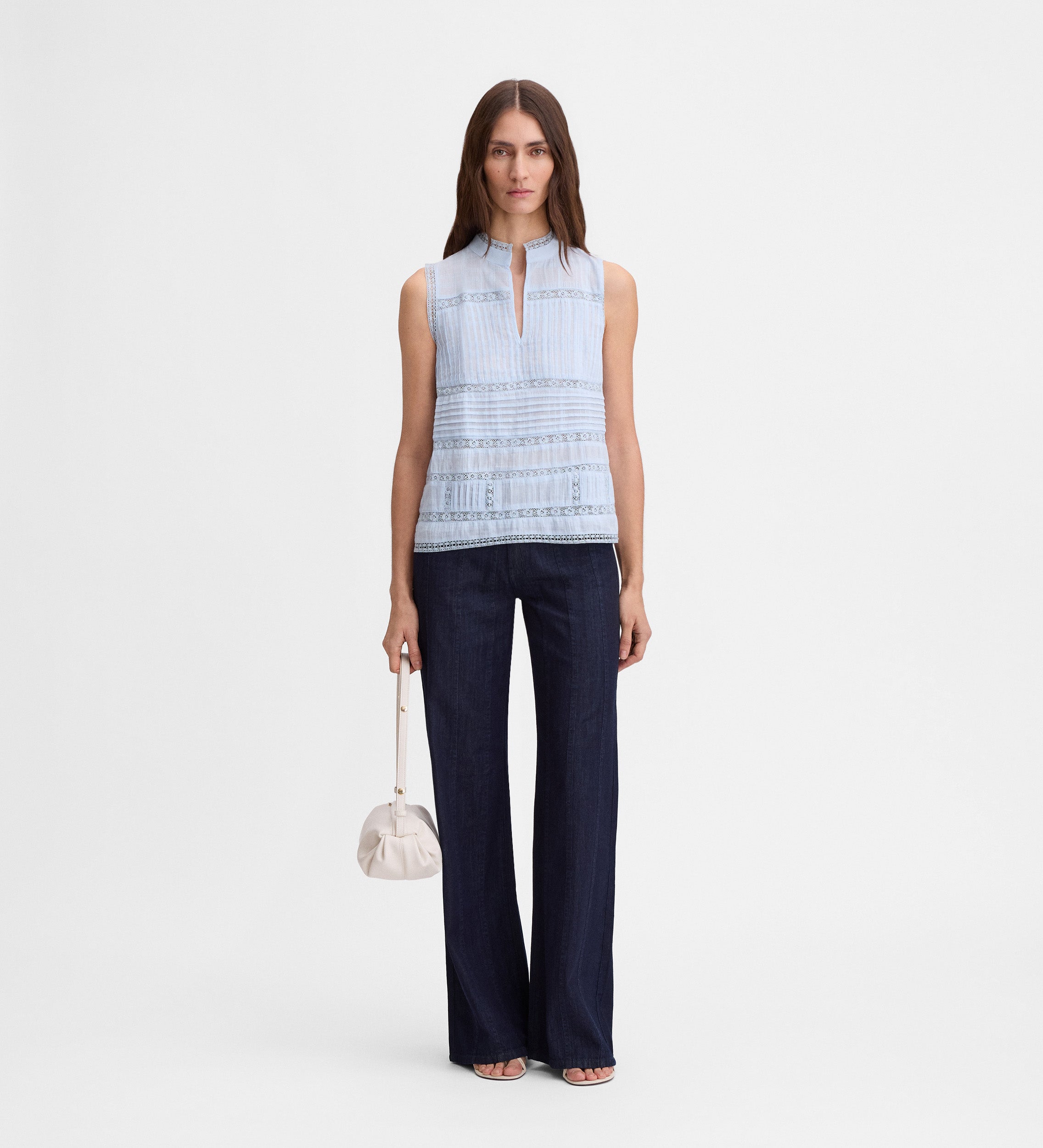 Top en maille fantaisie