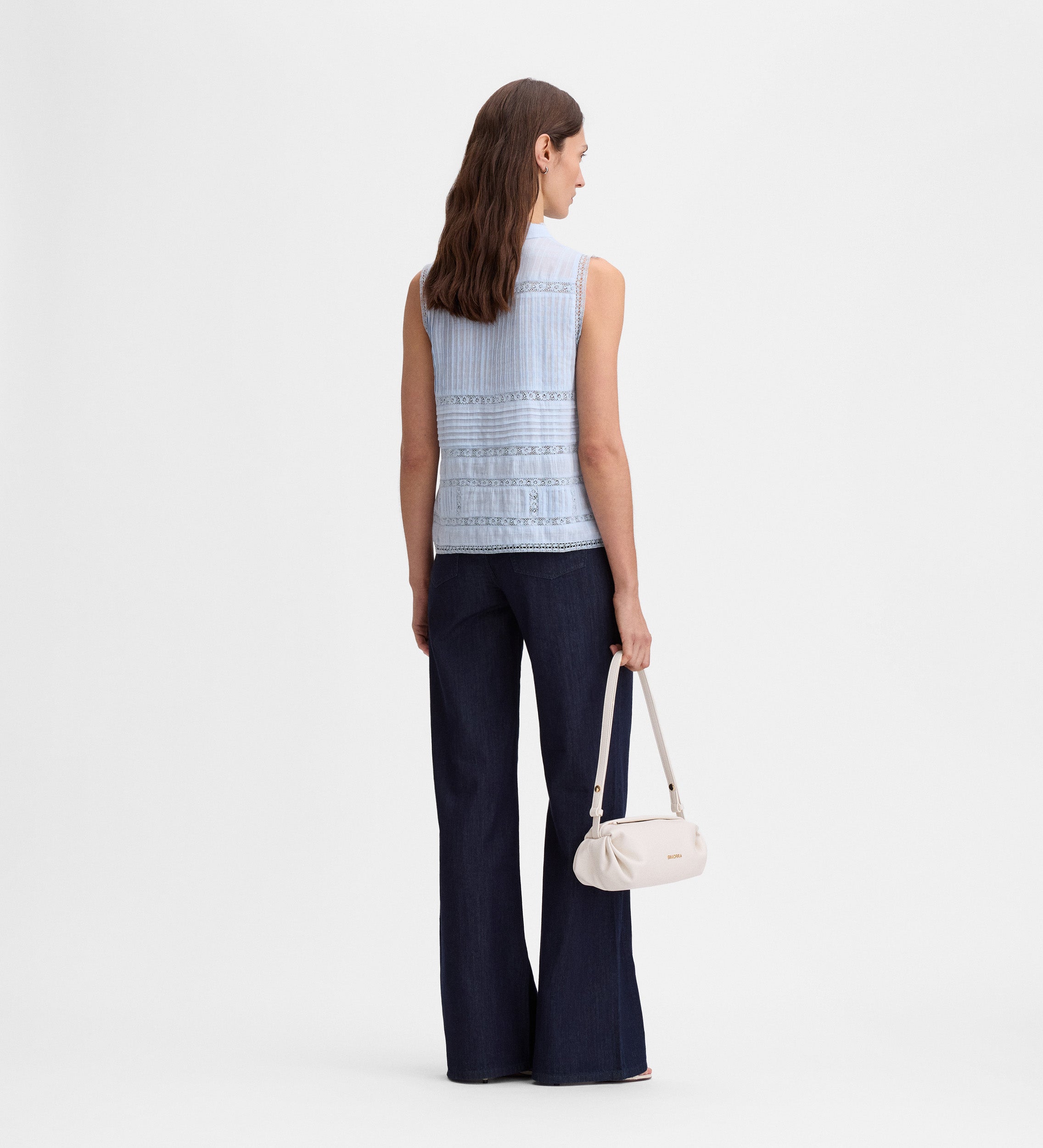 Top en maille fantaisie