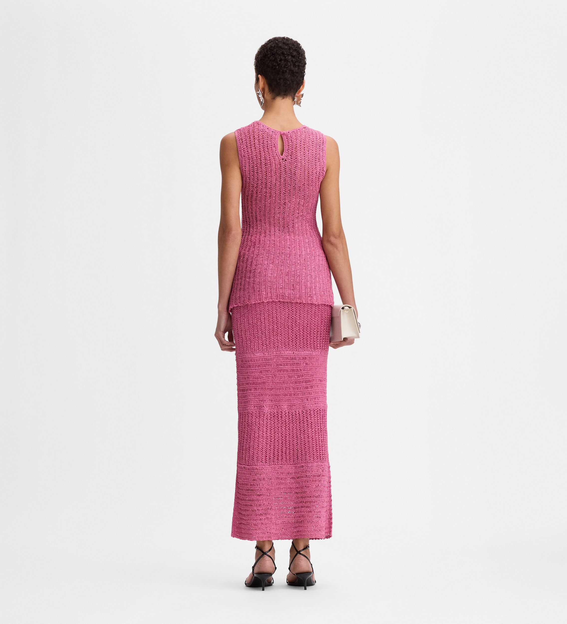 Long knit skirt