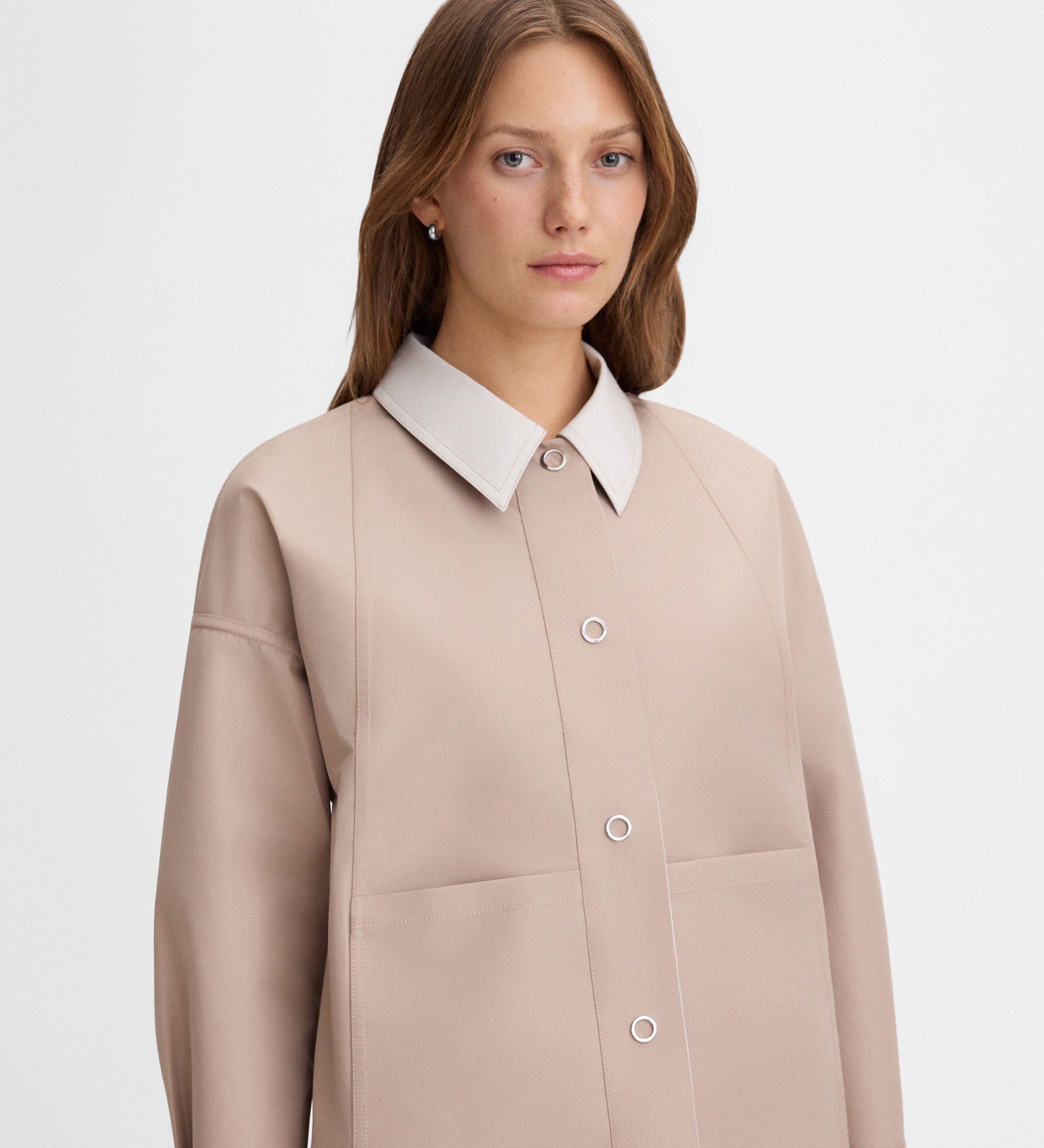 Parka corta reversible