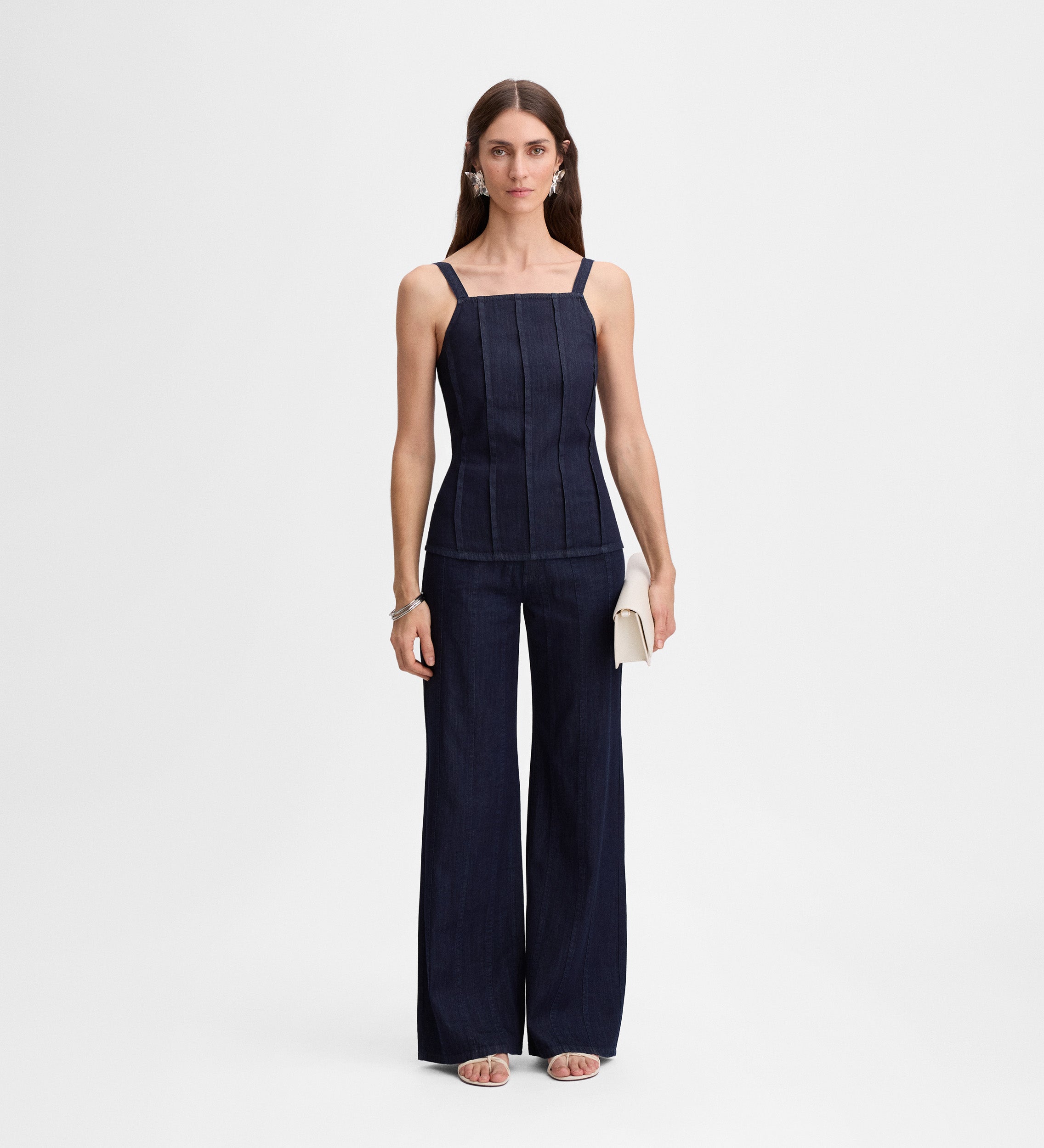 Pantalon jean surpiqûres
