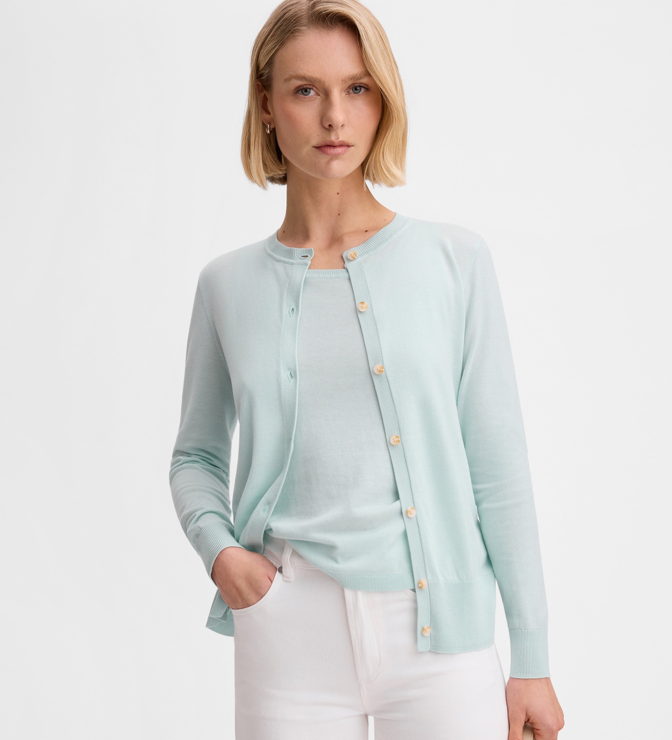 Chaqueta de punto botones
