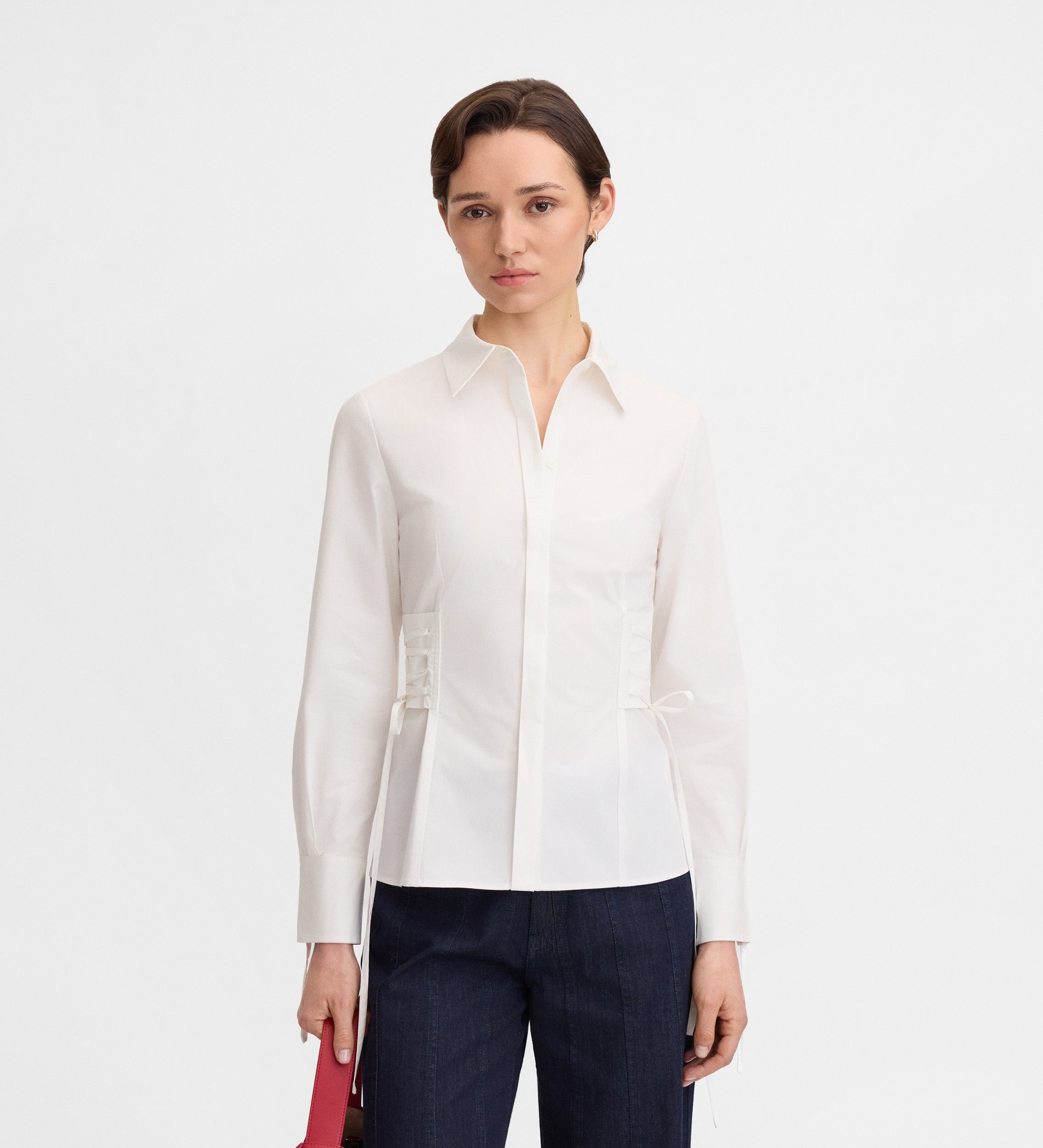 Camisa detalle corsetero