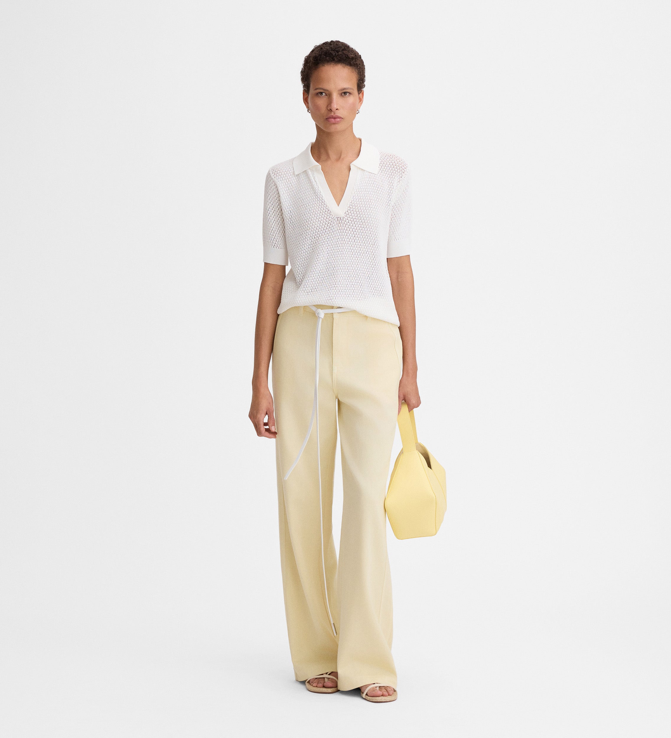 Pantalon large droit