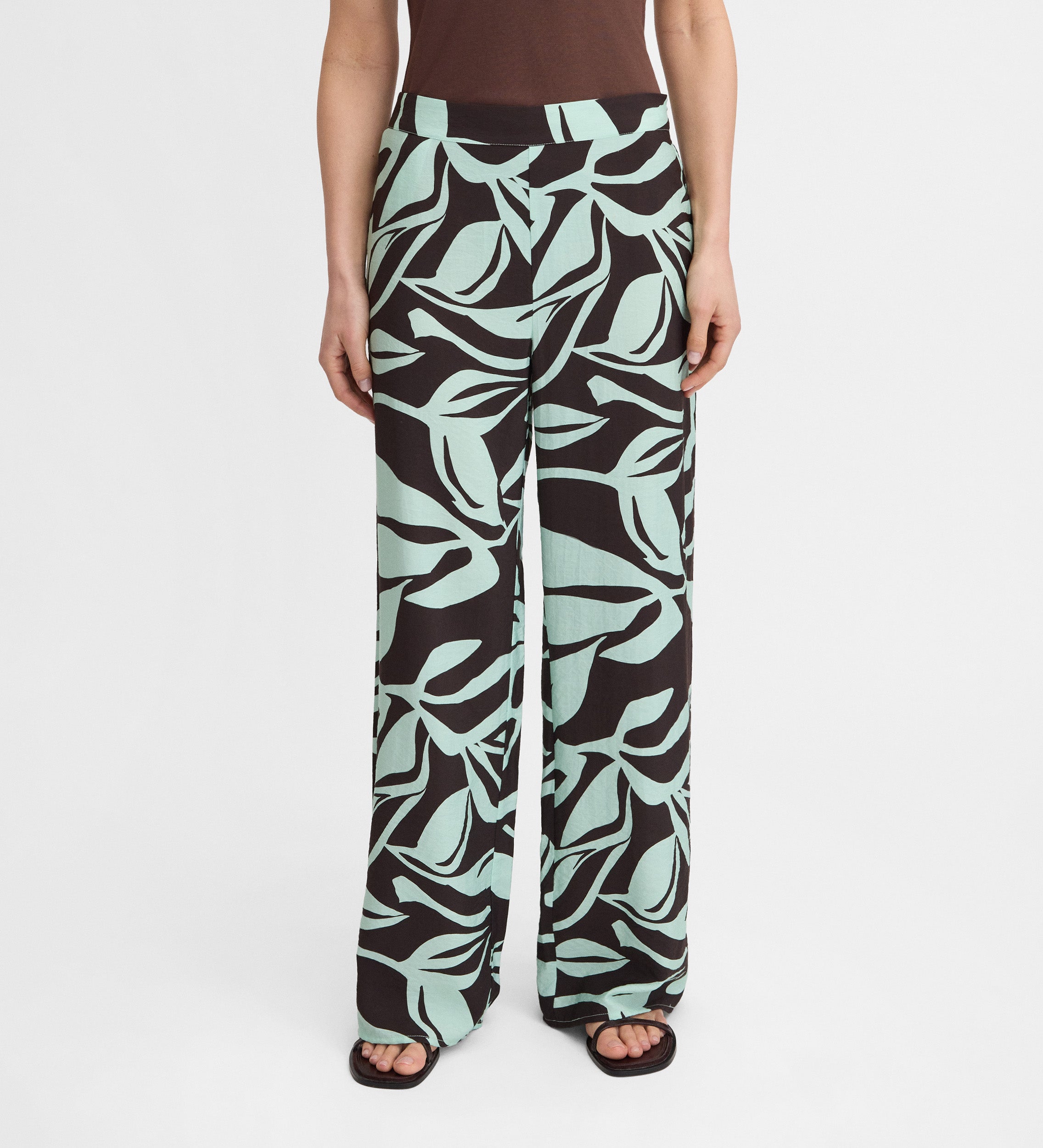 Pantalón fluido estampado