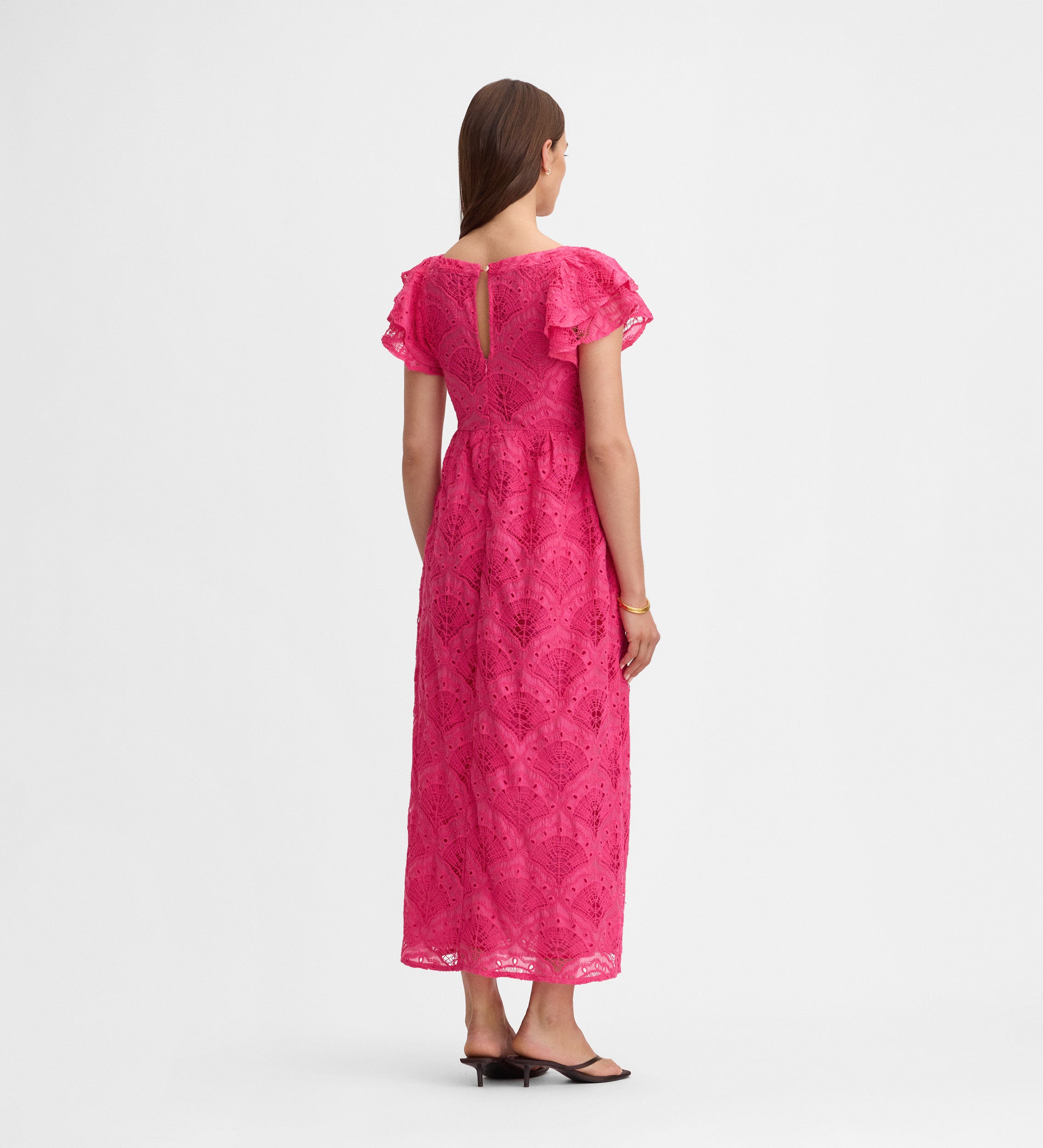 Vestido largo bordado