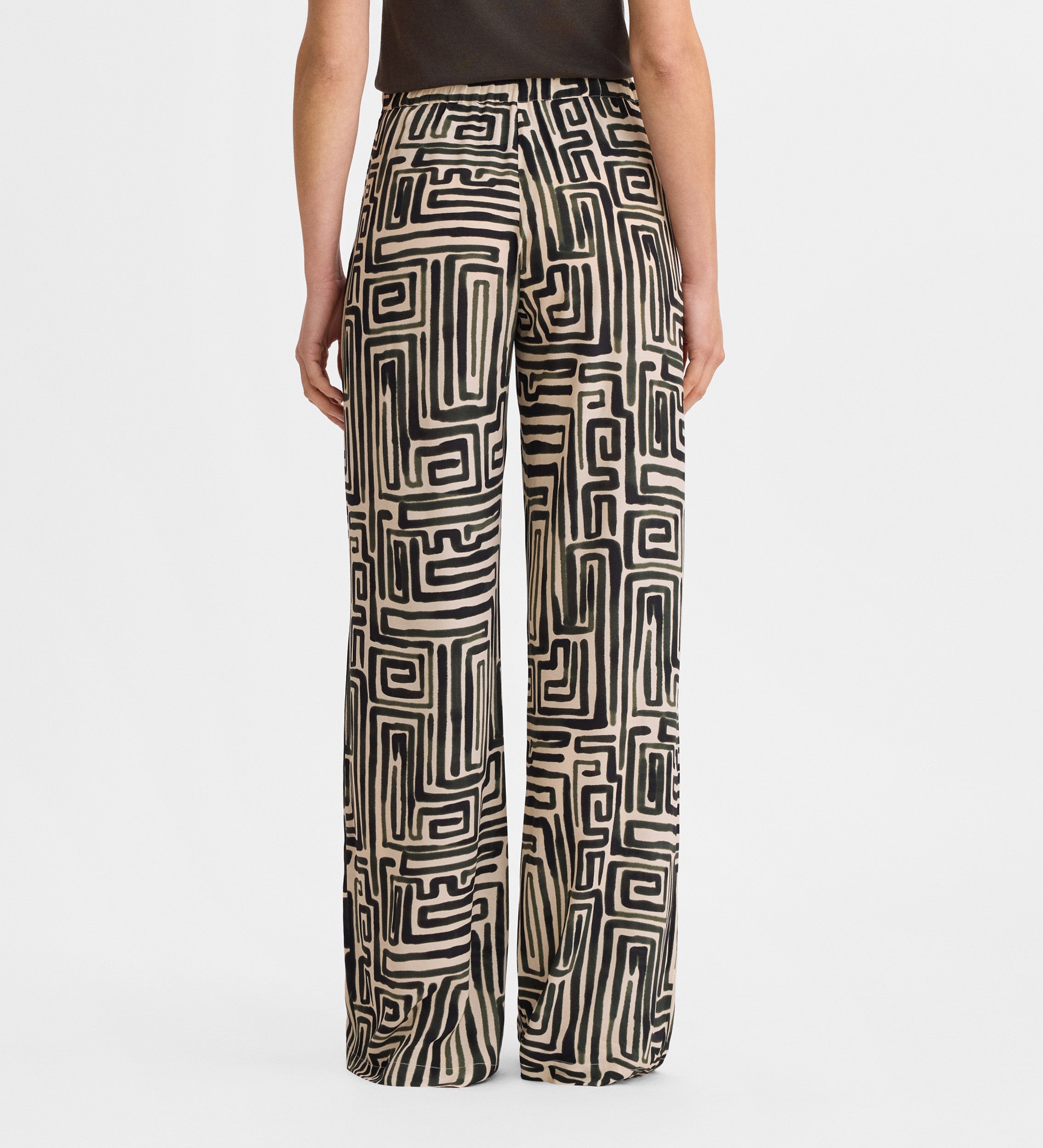 Pantalón fluido estampado
